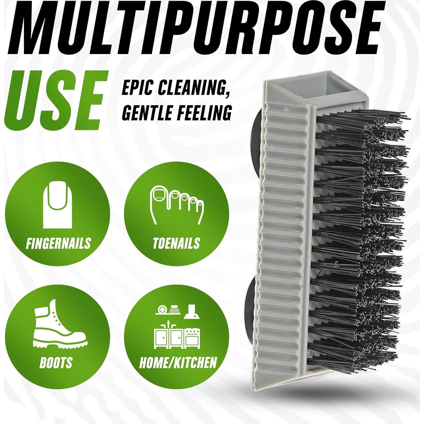 Cepillo de Uñas Grip Clean - Cerda Dura - 1 Cuenta