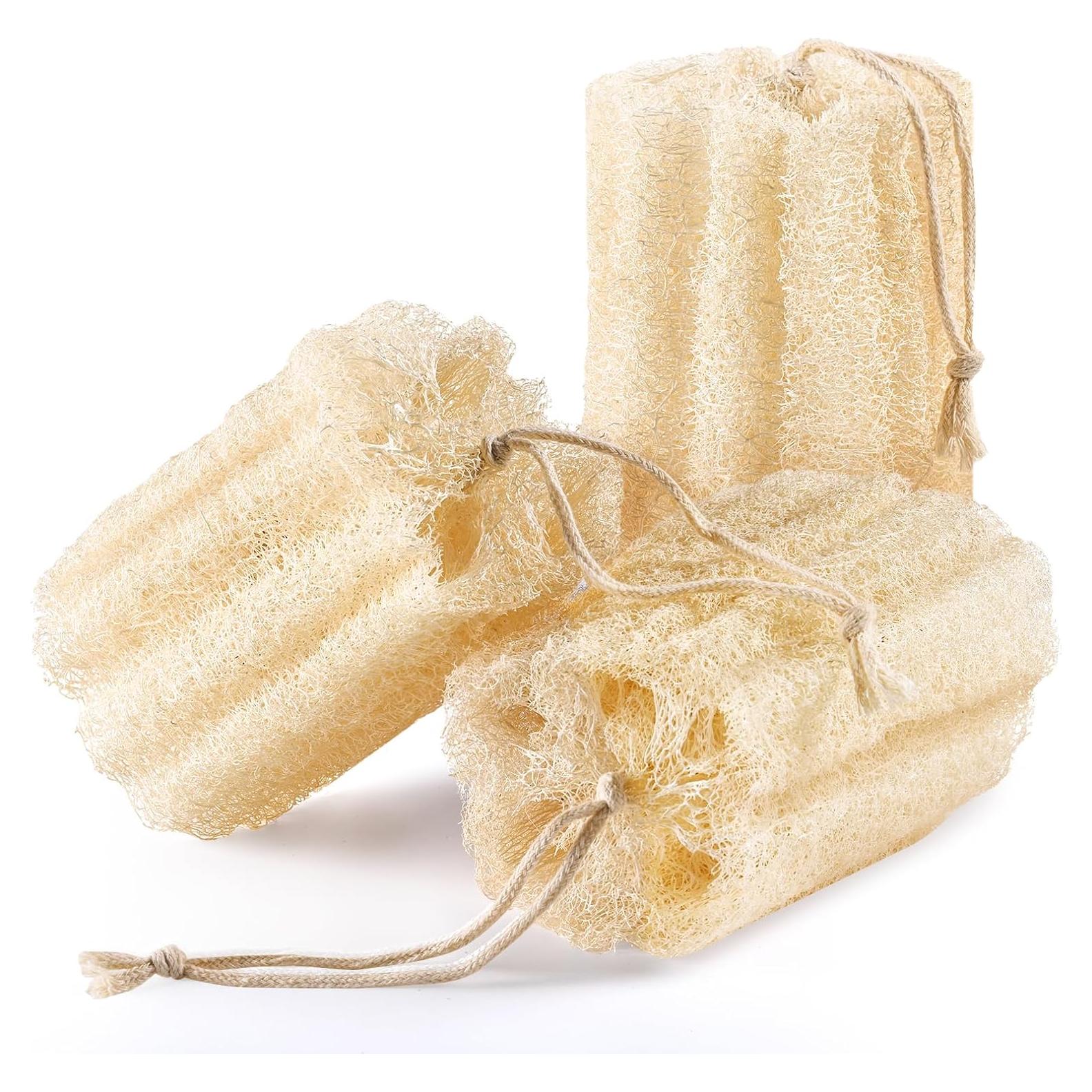 Esponjas de Lufa Egipcia Natural Exfoliantes - 3 Piezas