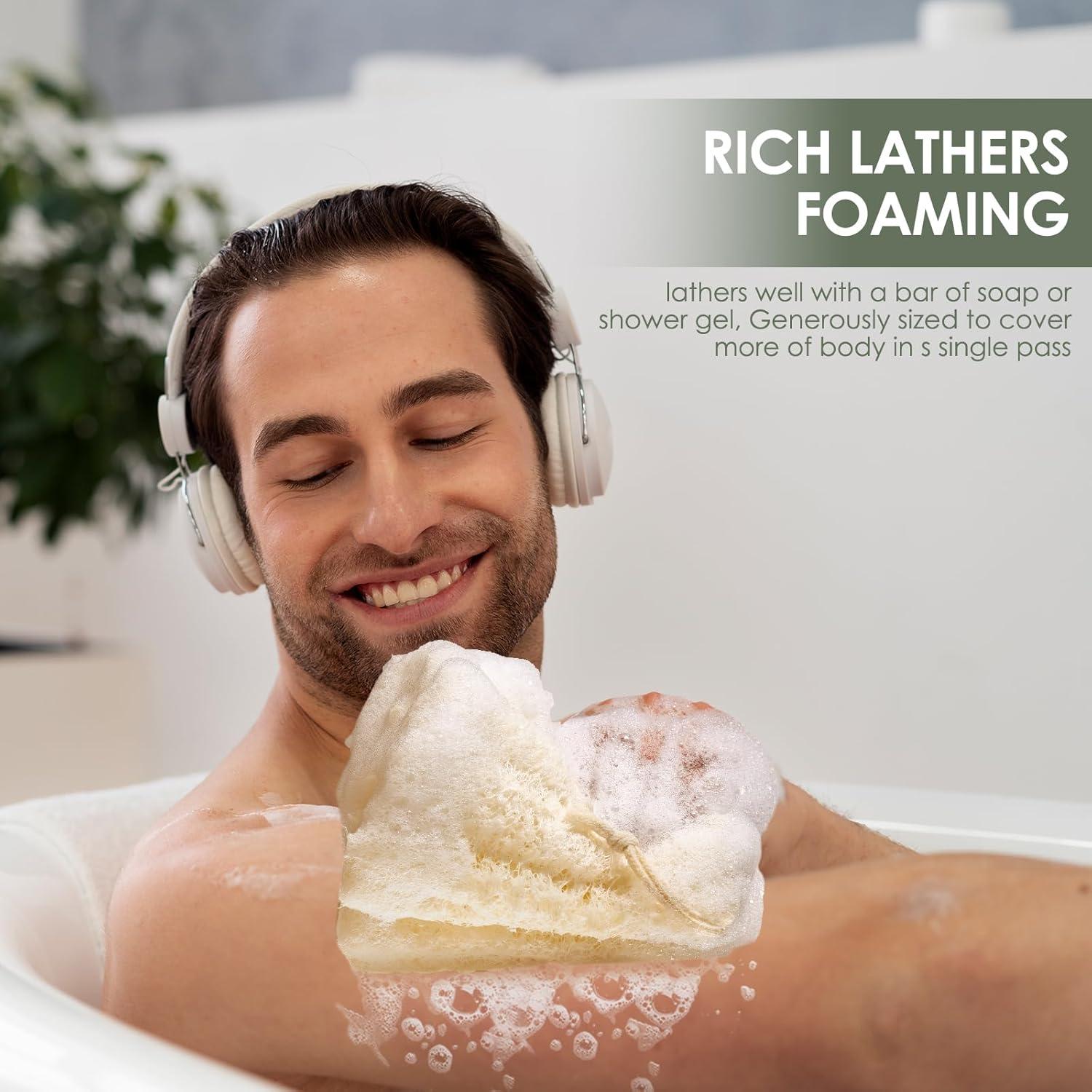 Esponjas de Lufa Egipcia Natural Exfoliantes - 3 Piezas