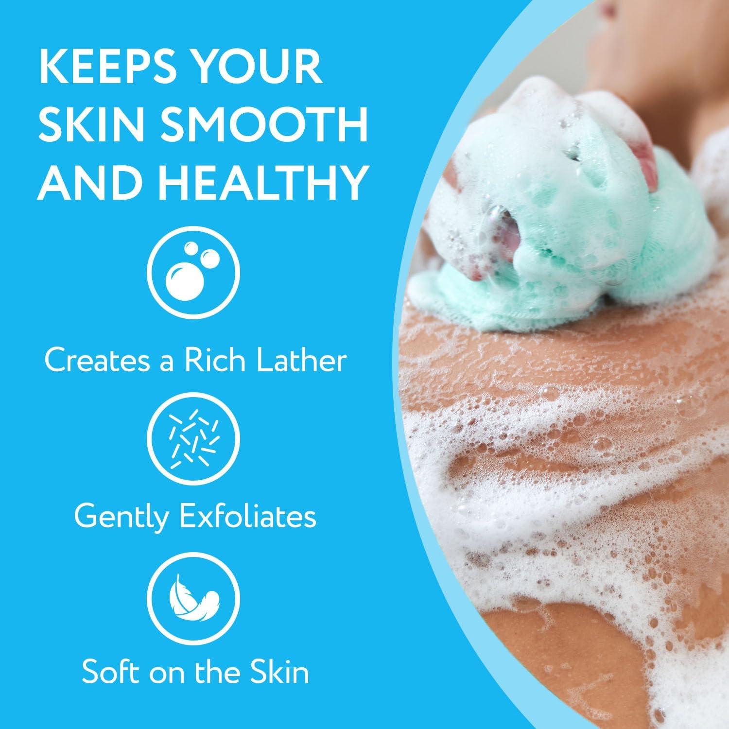 Esponjas de Malla de Lufa Impresa - Paquete de 6 Unidades Exfoliantes