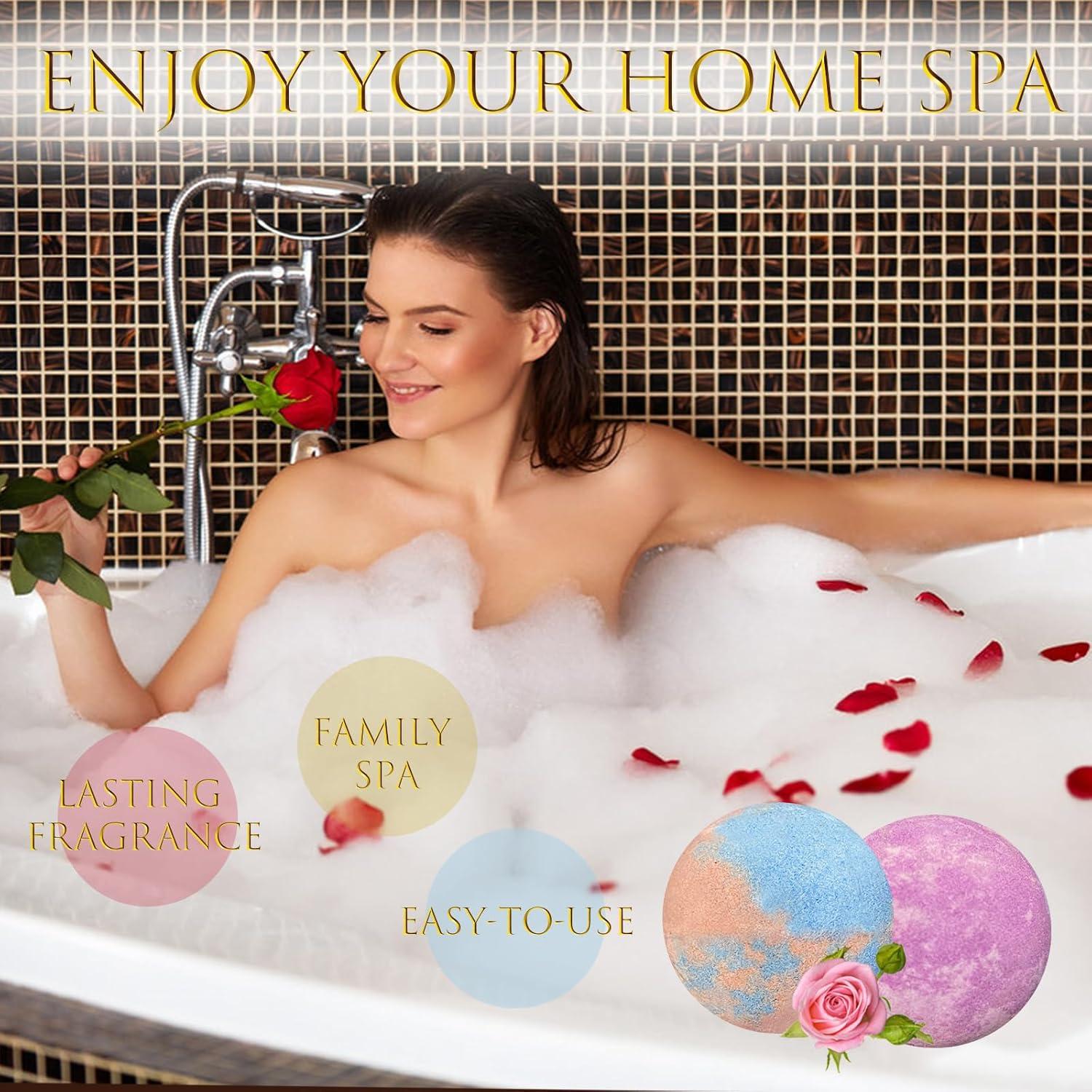 Juego de 15 Bombas de Baño Excalla con Aromas Naturales