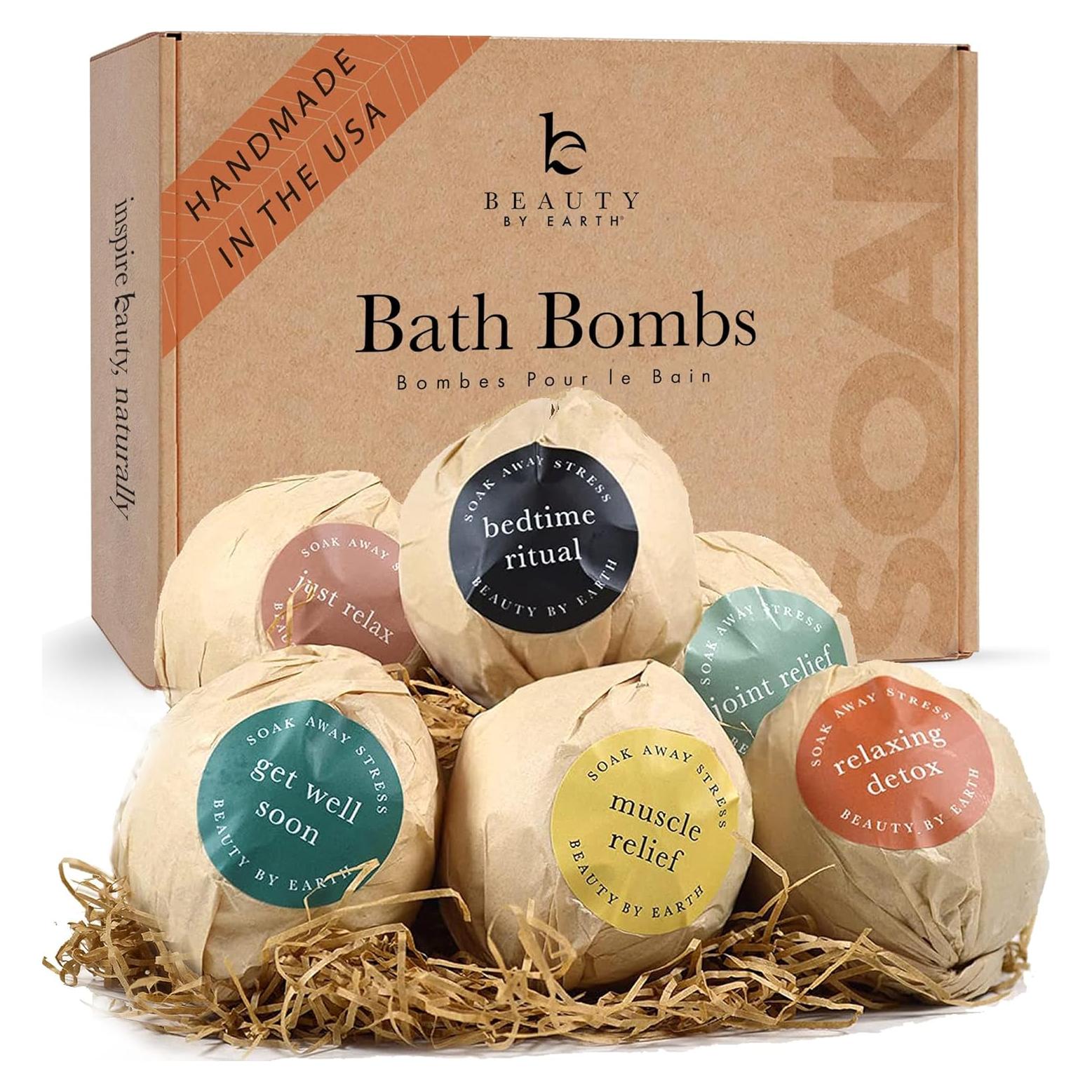 Juego de Bombas de Baño Orgánicas Beauty by Earth - 6 Piezas