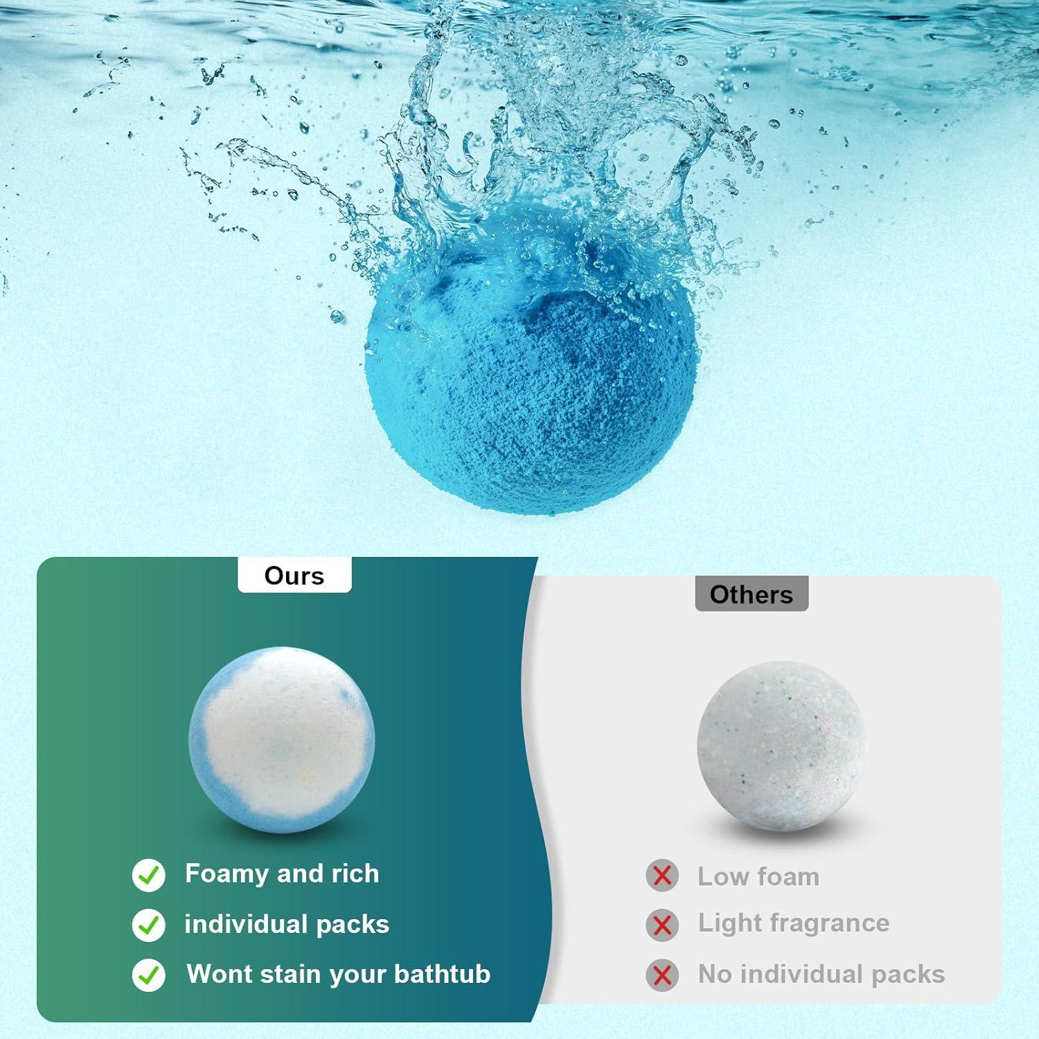 Set de 12 Bombas de Baño Aromáticas HAISHAN - Regalo Spa