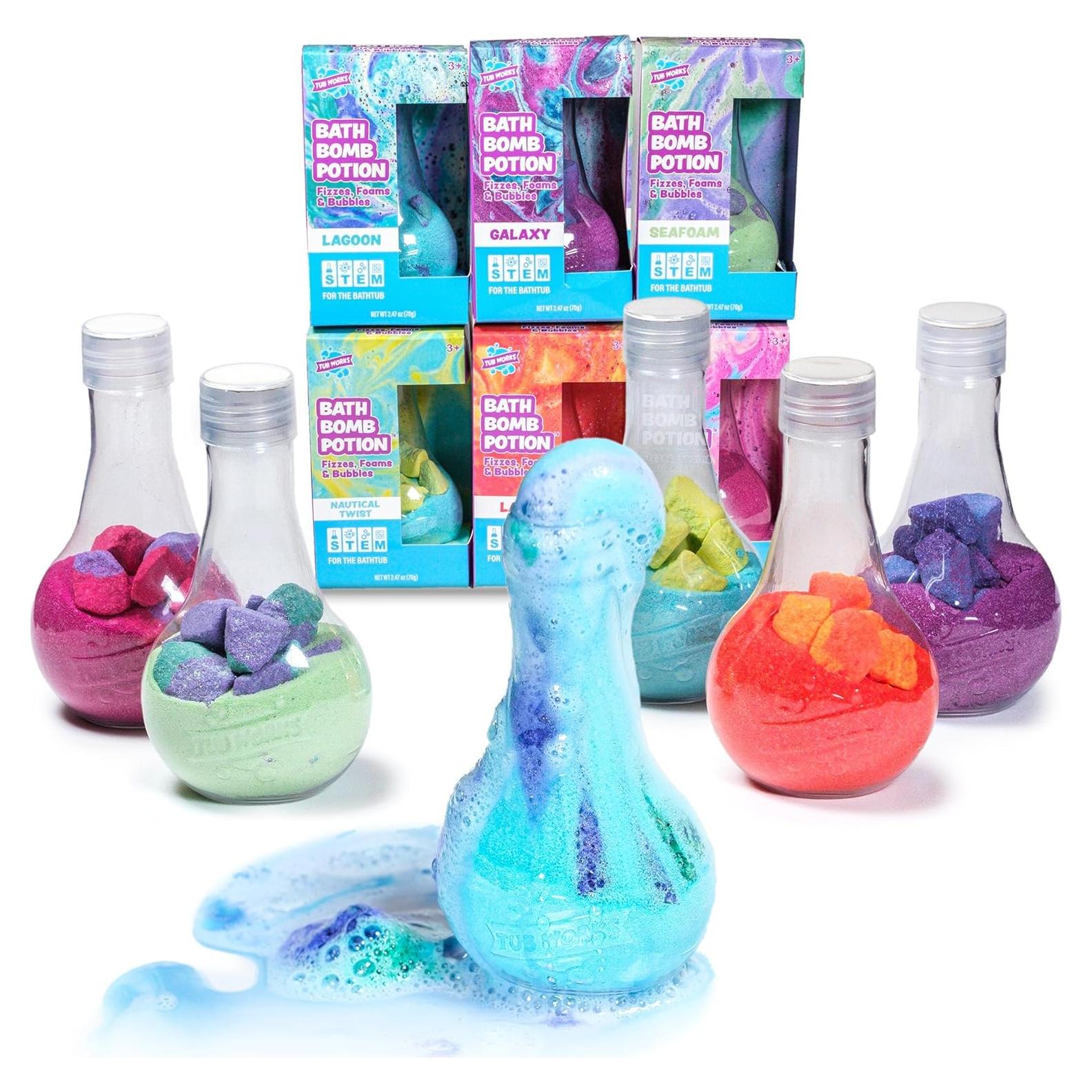 Bombas de Baño Tub Works® Niños - 6 Piezas No Tóxicas