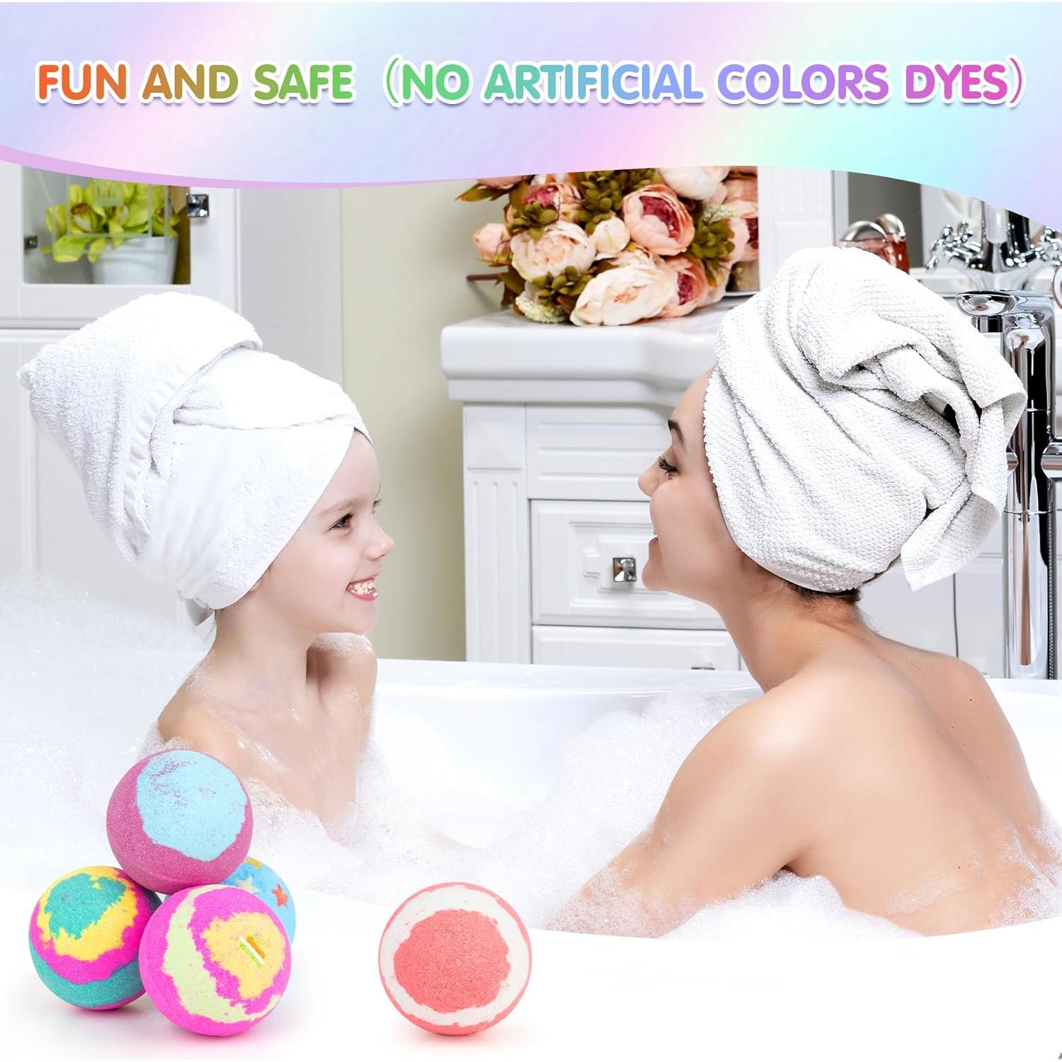 Set de Bombas de Baño y Velas Aromáticas KIYTARBOO - 12 Piezas