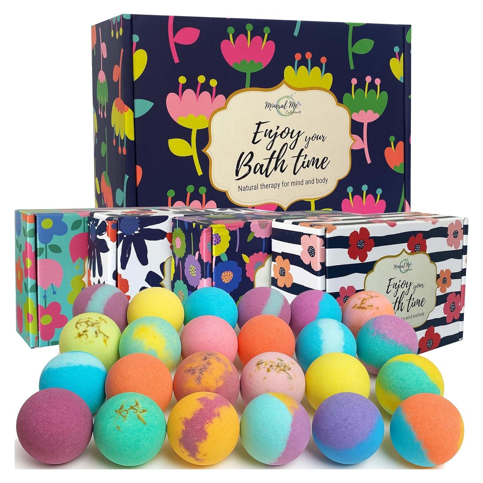 Juego de 24 Bombas de Baño Naturales Mineral Me - Hidratantes