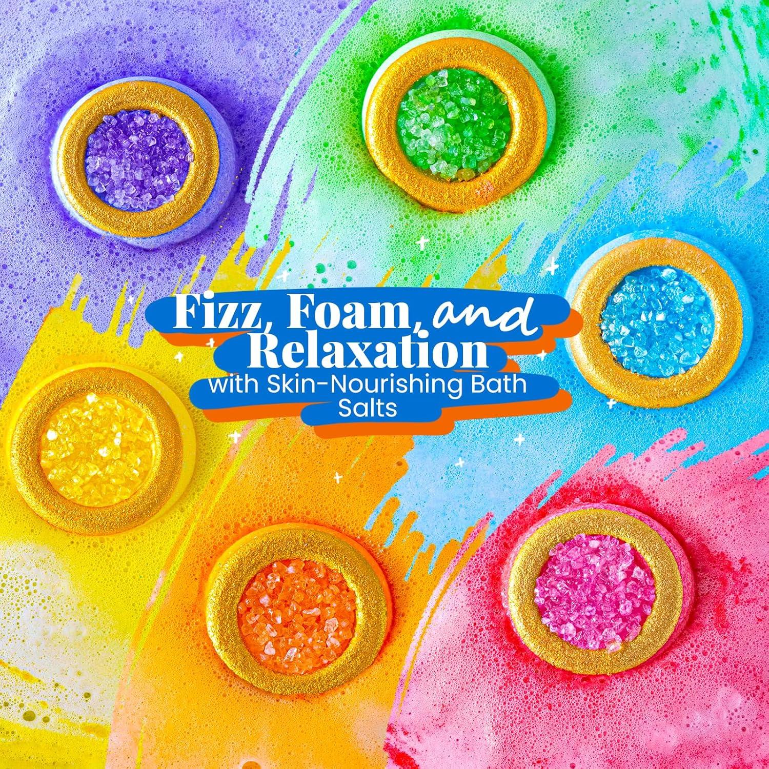 Juego de 12 Bombas de Baño de Cristal CLOUQUAR - Aromas Naturales