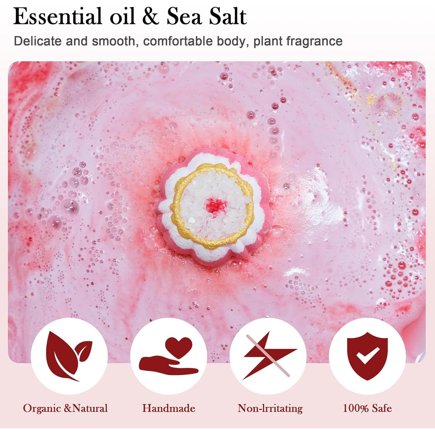 Juego de 6 Bombas de Baño Hechas a Mano Tiffnor - Hidratantes