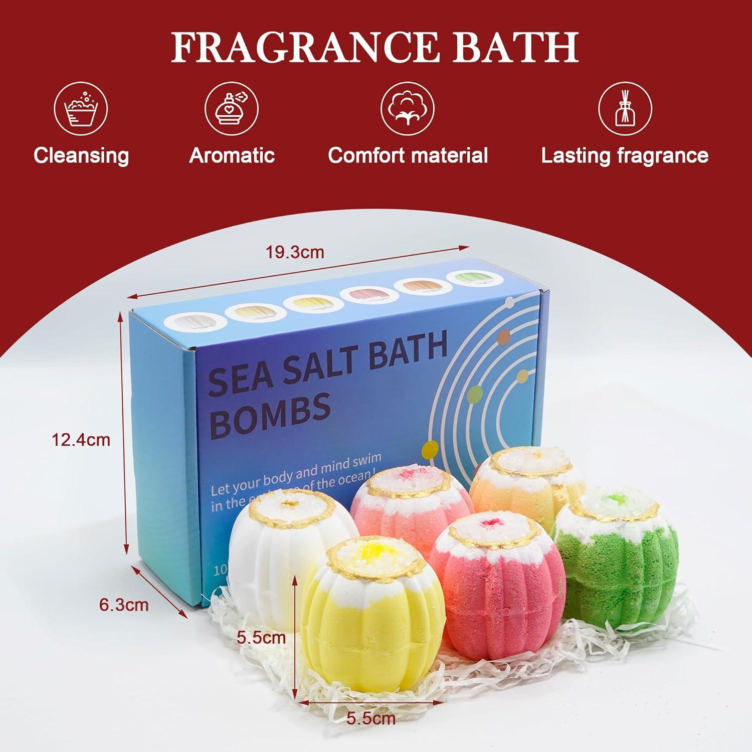 Juego de 6 Bombas de Baño Hechas a Mano Tiffnor - Hidratantes