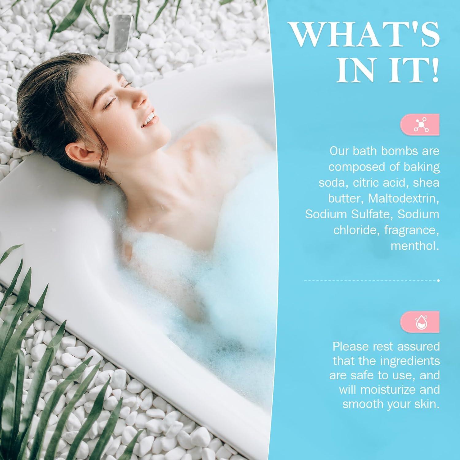 Juego de 7 Bombas de Baño BlissfulOasis con Fragancias