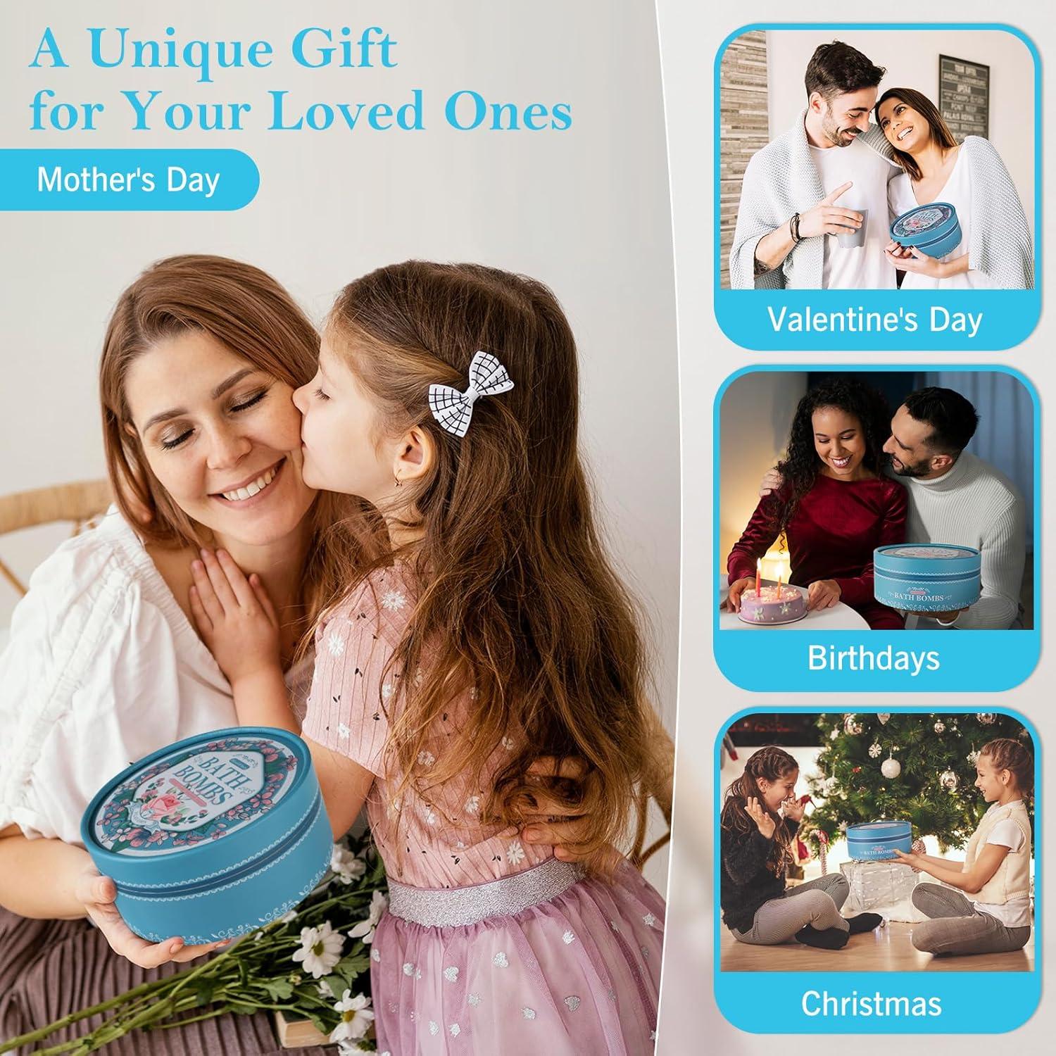 Juego de 7 Bombas de Baño BlissfulOasis con Fragancias