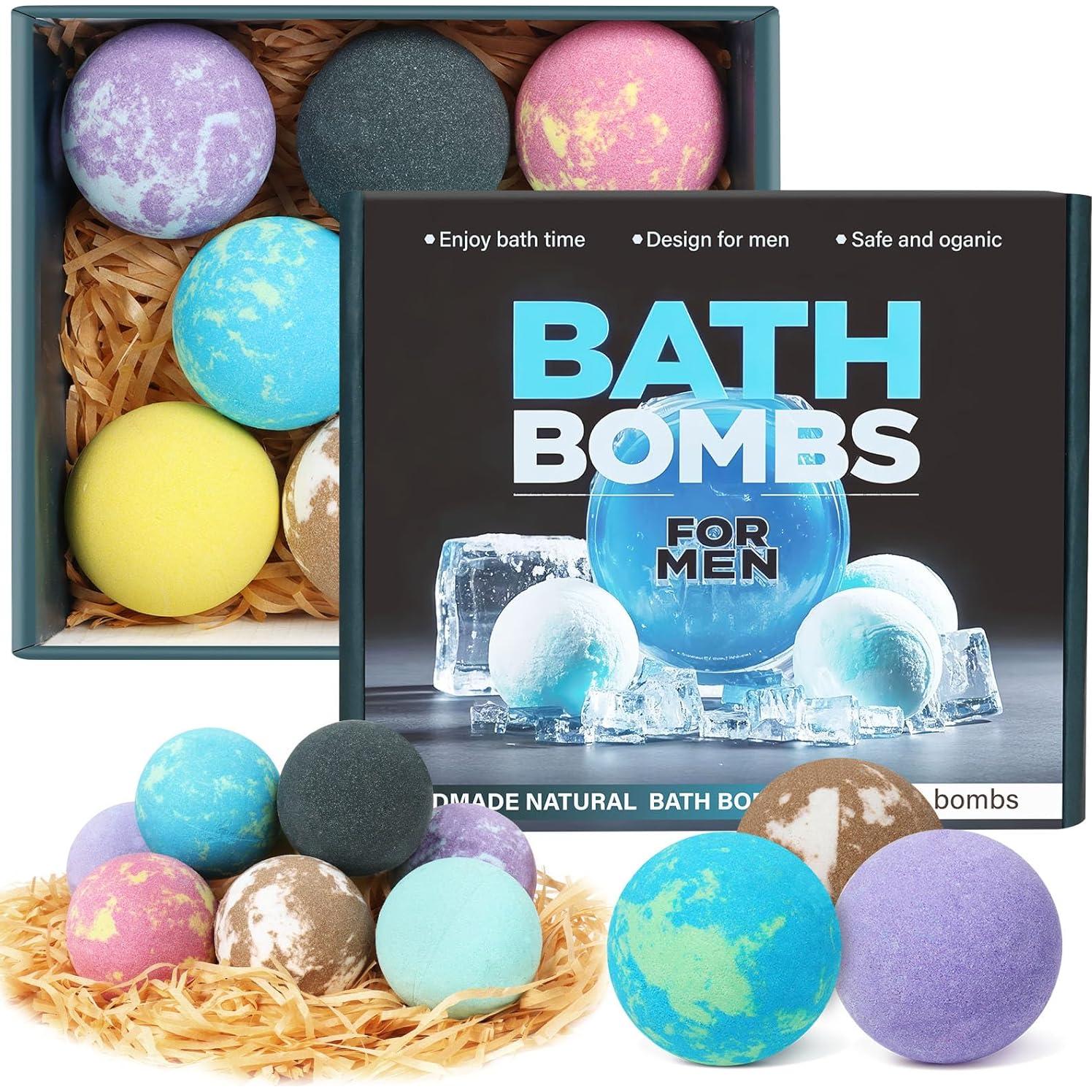 Set de 8 Bombas de Baño Orgánicas Excalla con Aceites Esenciales