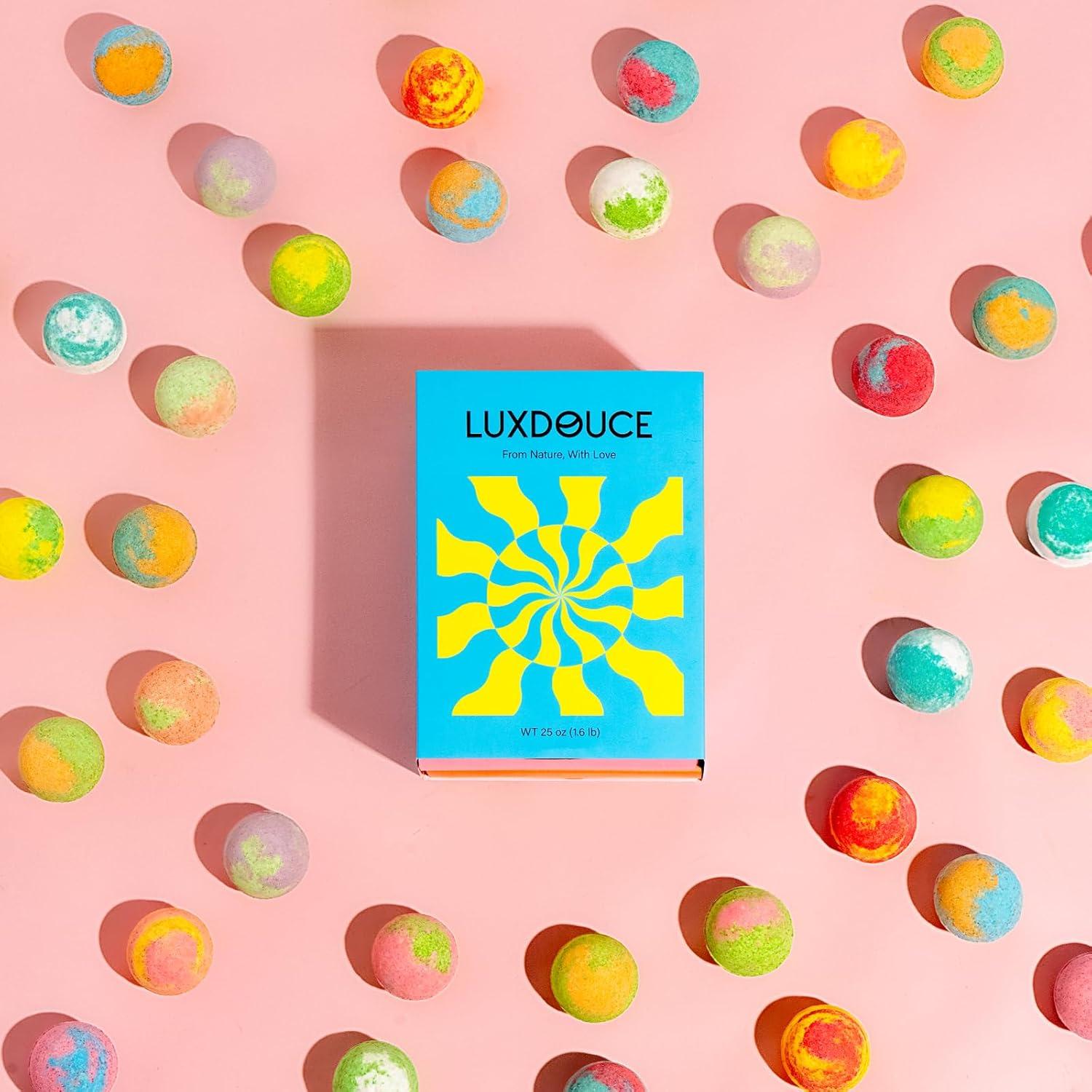 Juego de Bombas de Baño LUXDOUCE - 24 Aromas Naturales