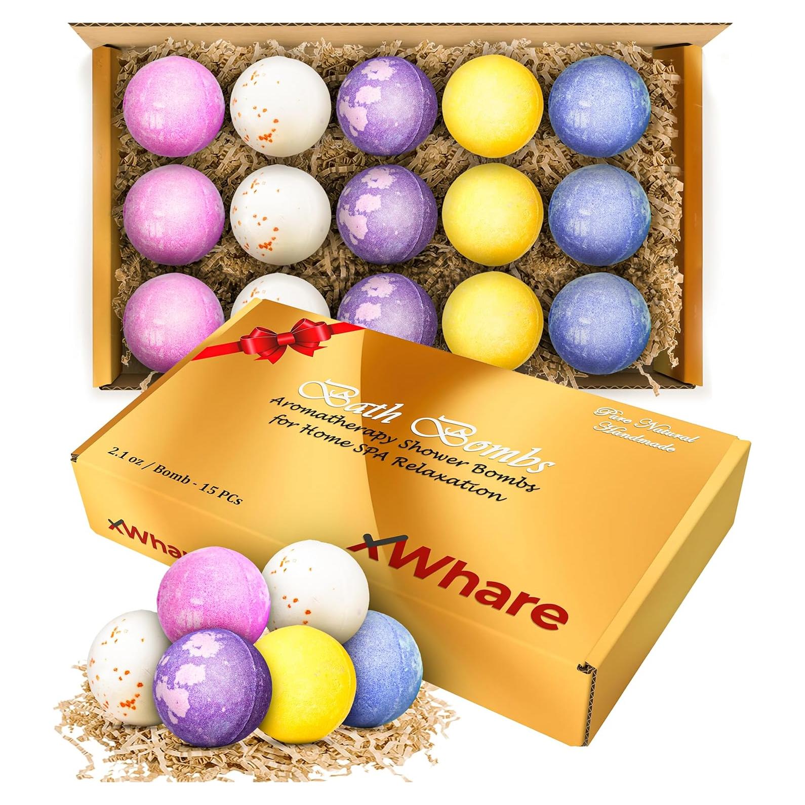 Set de 15 Bombas de Baño XXL Xwhare - Hidratación Natural