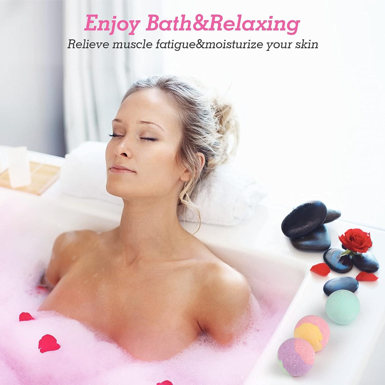 Set de 16 Bombas de Baño Orgánicas HESORIX - Relajantes y Naturales