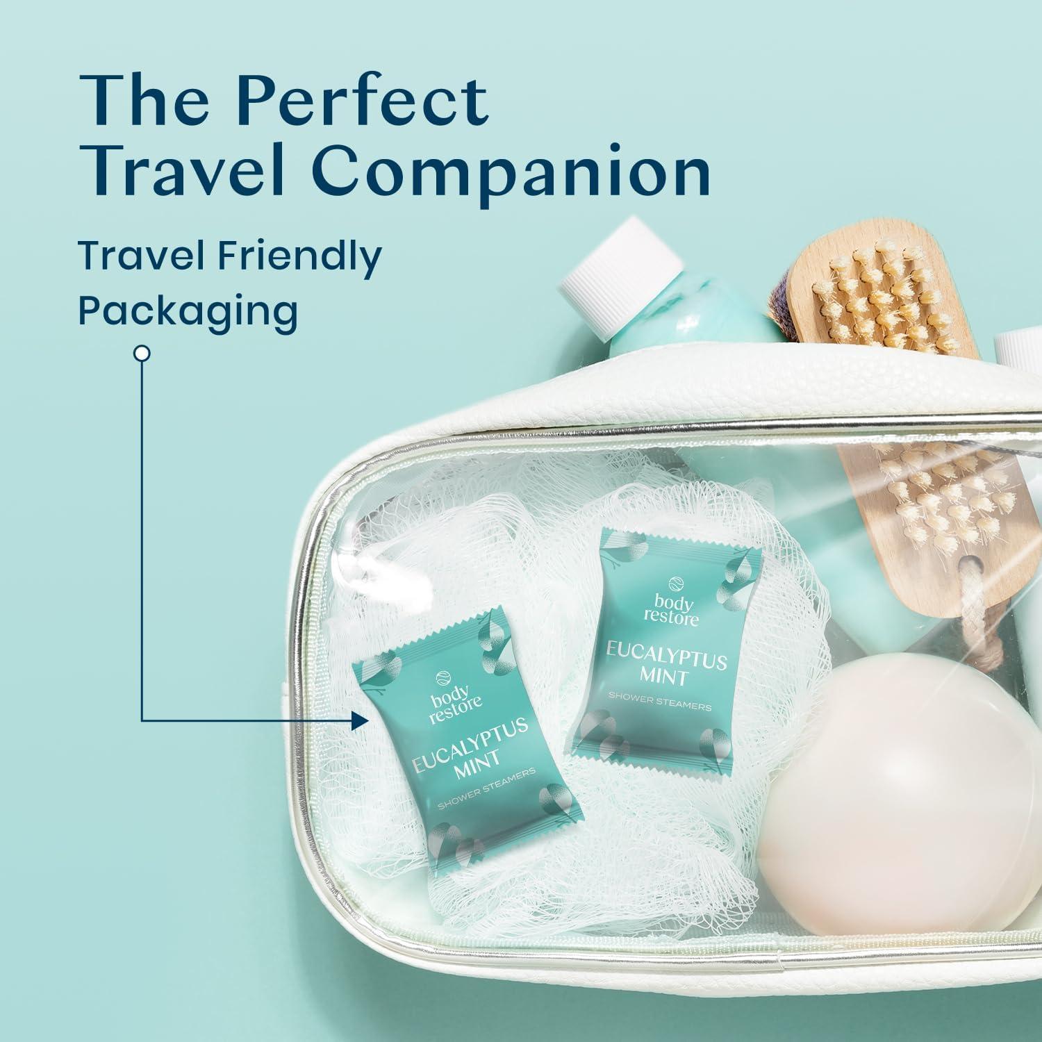 Cápsulas de Vapor de Ducha Aromaterapia Body Restore 15 Pzas Eucalipto