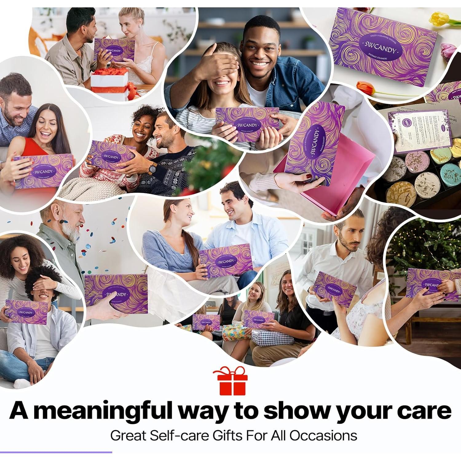 Bombas de Vapor de Ducha Aromaterapia SWCANDY - 8 Piezas Relajación