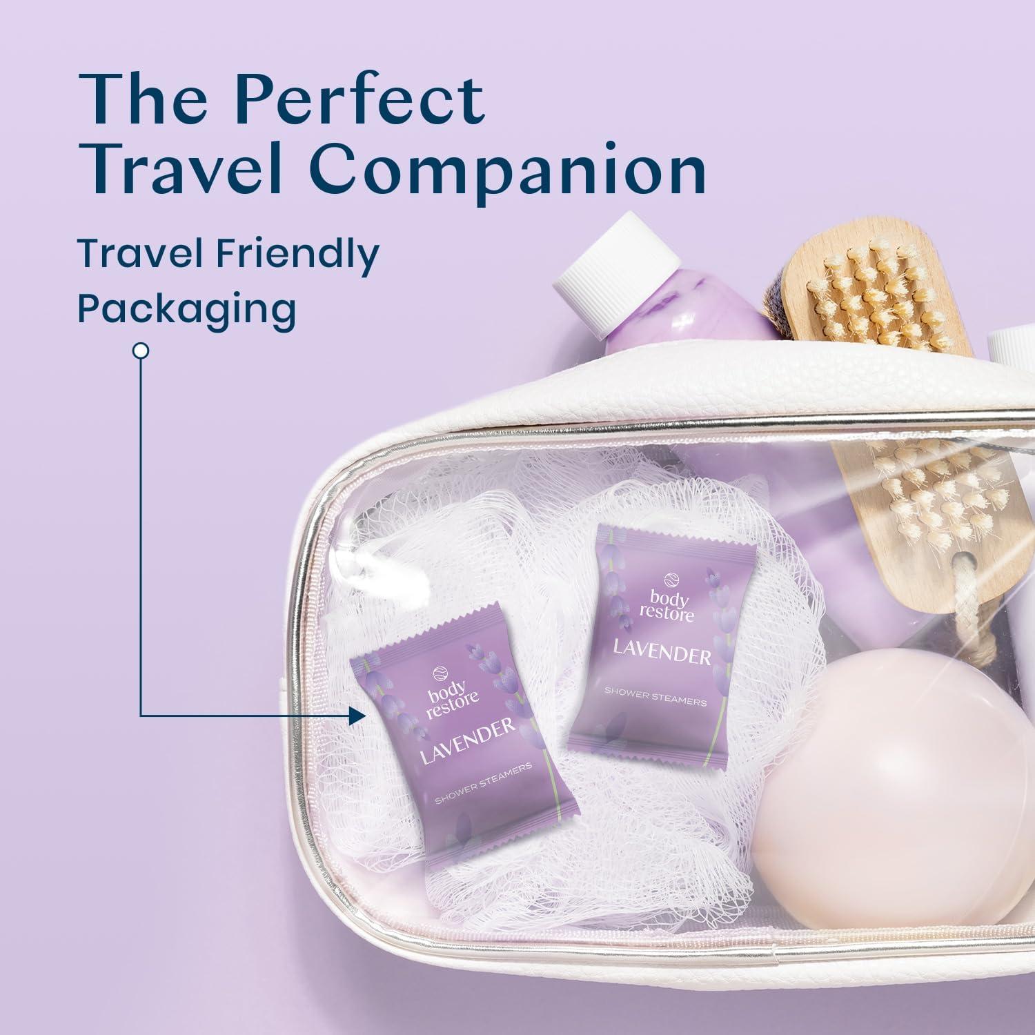 Vaporizadores de Ducha Aromaterapia Body Restore 15 Piezas Lavanda