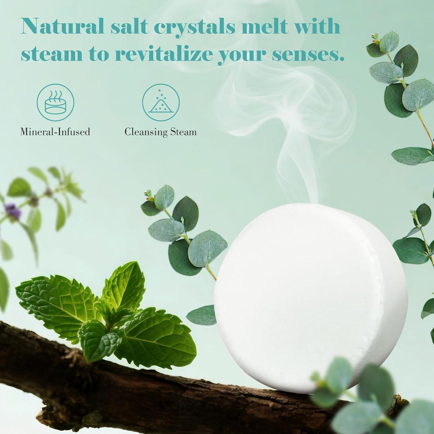 Bombas de Ducha Aromaterapia W&E Choice Eucalipto y Menta 18 Pzas