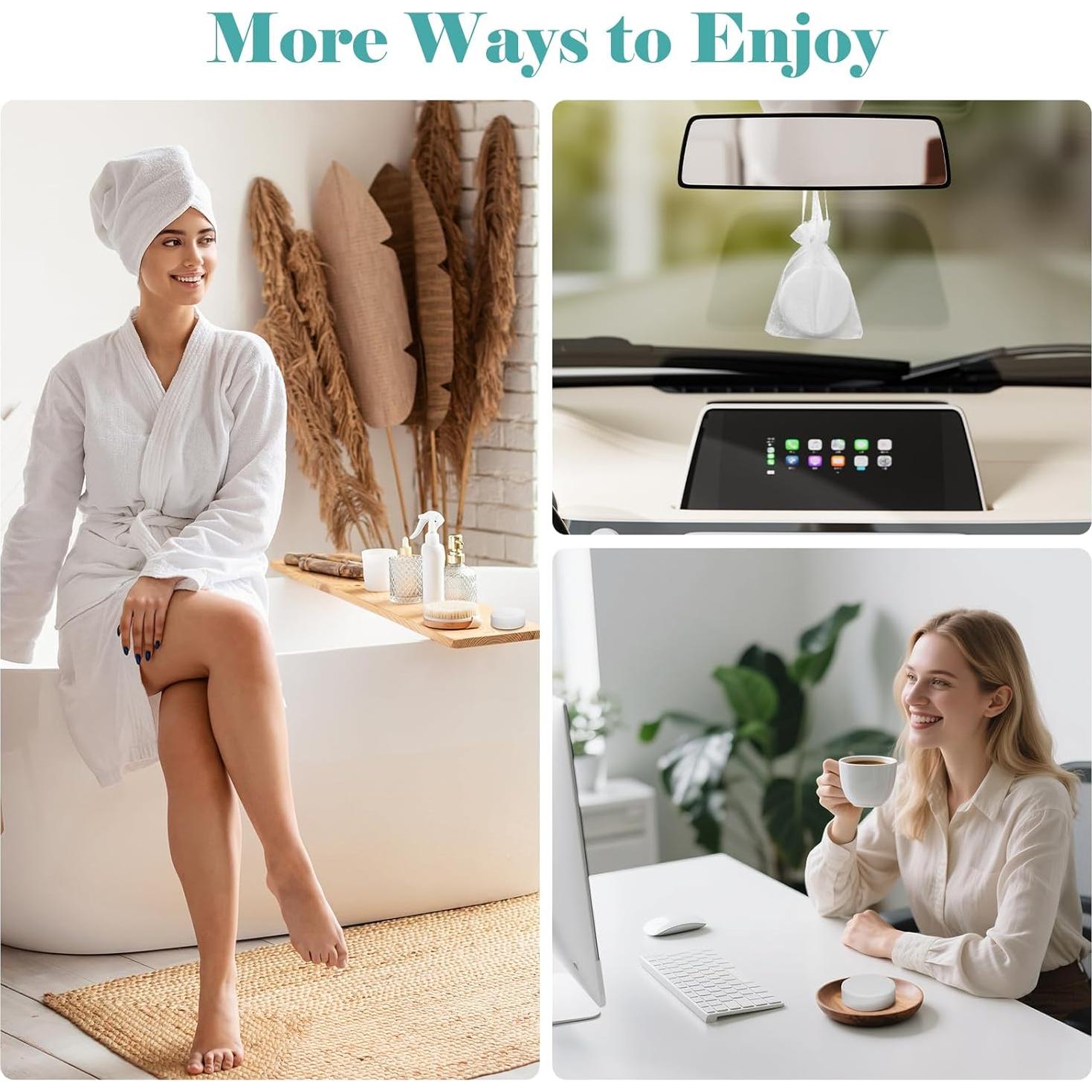 Bombas de Ducha Aromaterapia W&E Choice Eucalipto y Menta 18 Pzas