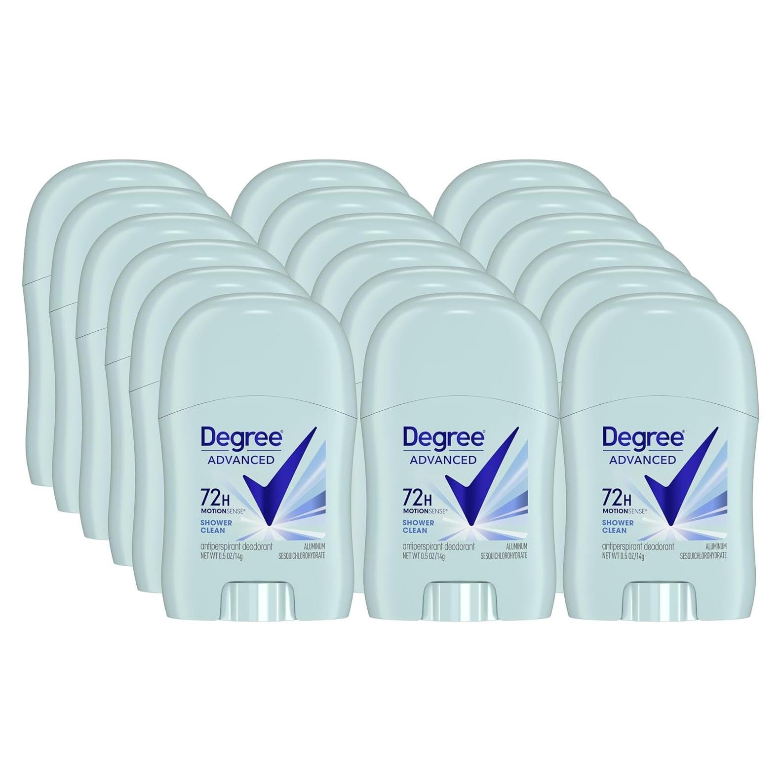 Desodorante Antitranspirante Degree Mujer 18-Pack 0.5 Oz