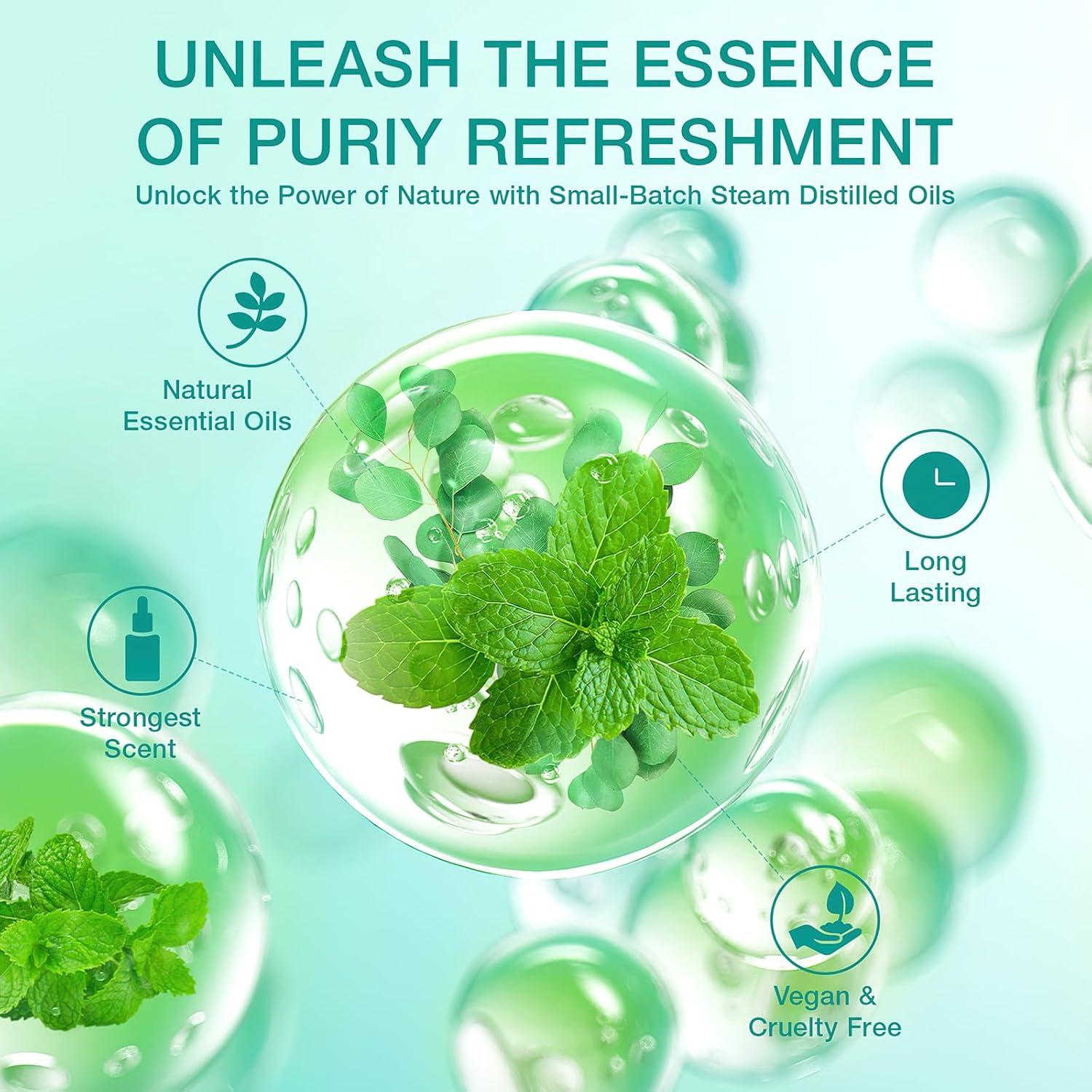 Bombas de Vapor para Ducha JoJowell - 18 Piezas Eucalipto y Menta