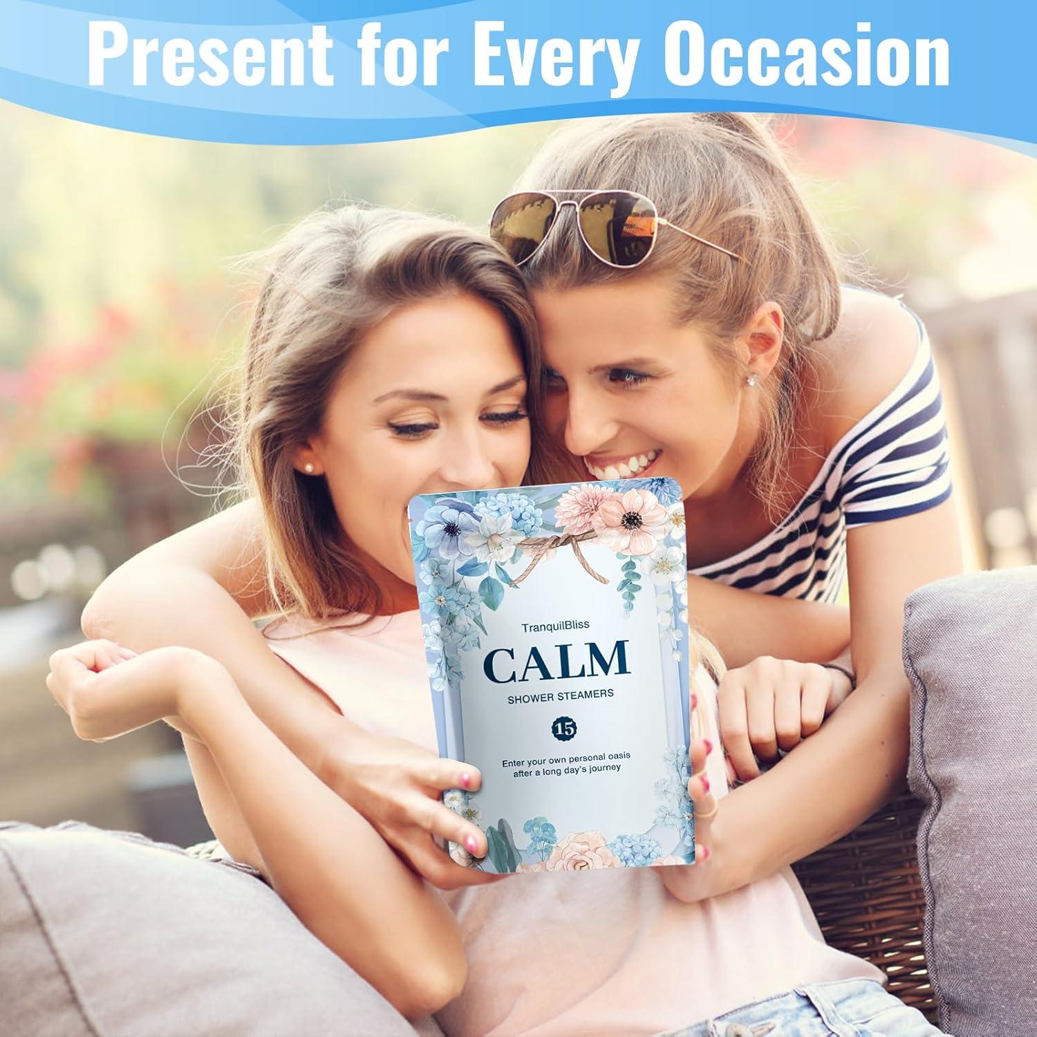 Bombas de Ducha TranquilBliss - Paquete de 15 Aromas Lavanda