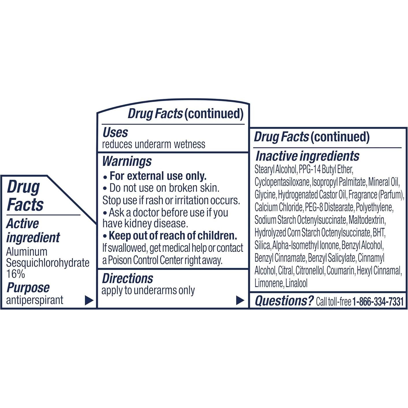 Degree Antitranspirante Desodorante 14.17 g Limpieza de Ducha