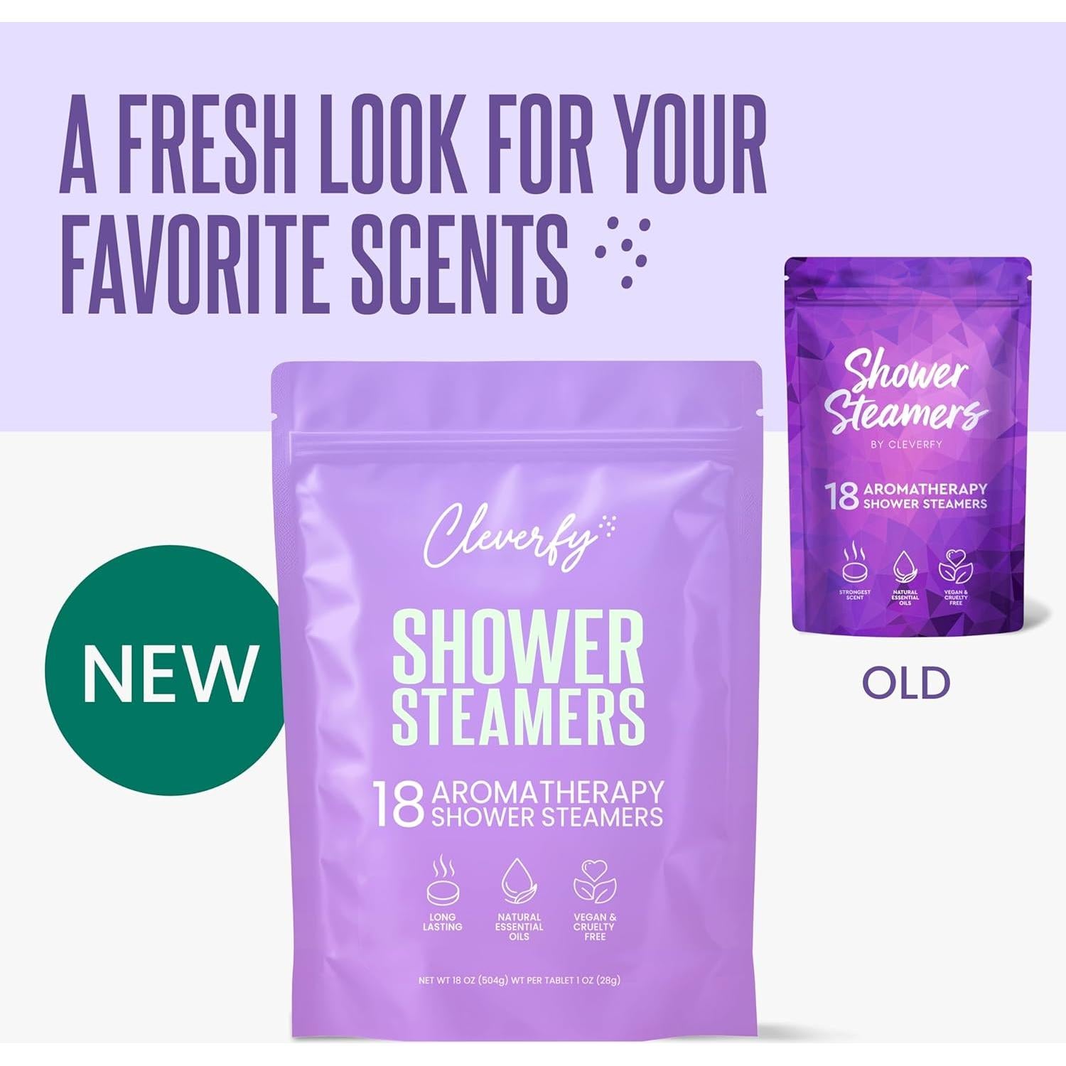 Bombas de Ducha Aromaterapia Cleverfy - 18 Tabletas Relajantes