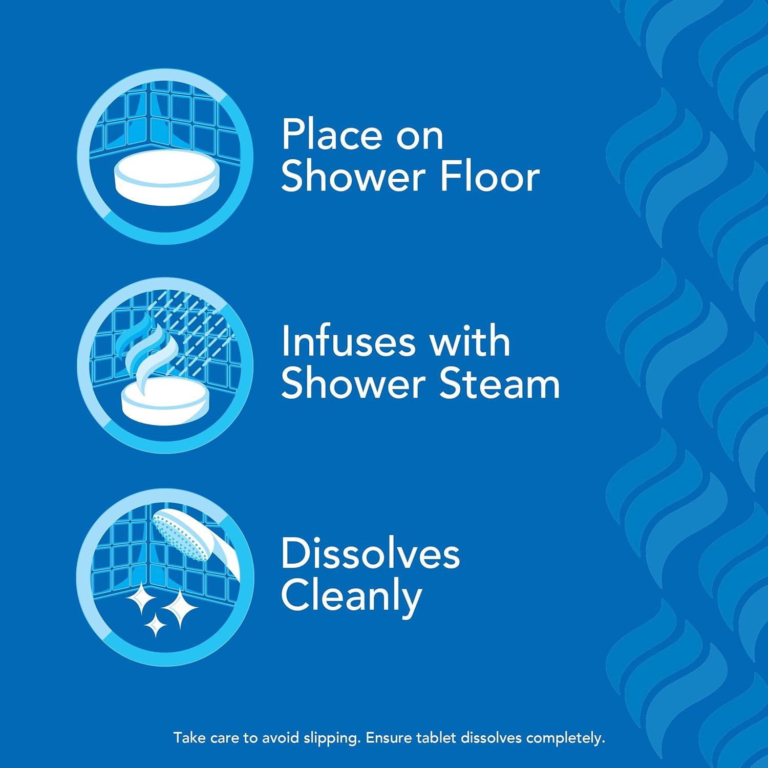 Pastillas de Vapor para Ducha Vicks VapoShower Plus 12 unidades