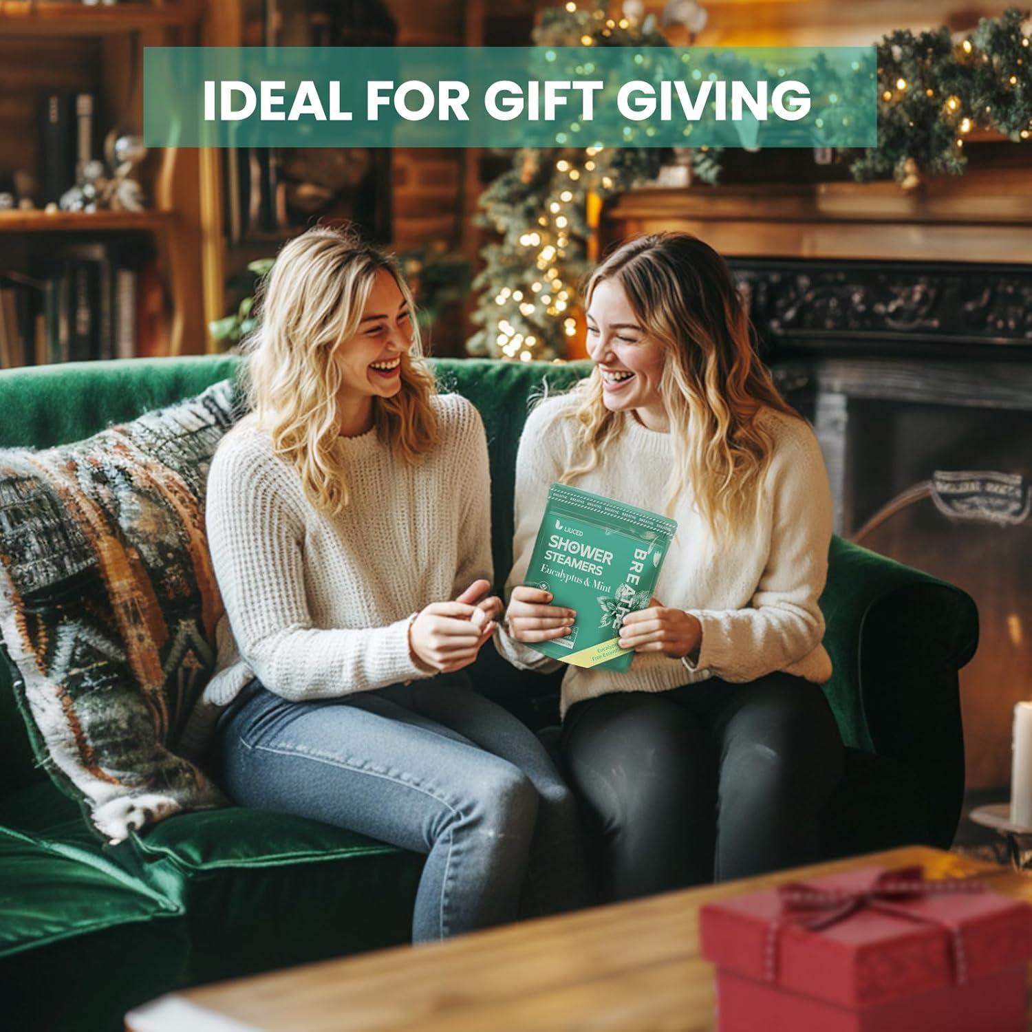 Bombas de Ducha Aromaterapia LIUCED Eucalipto y Menta 14 Pzas