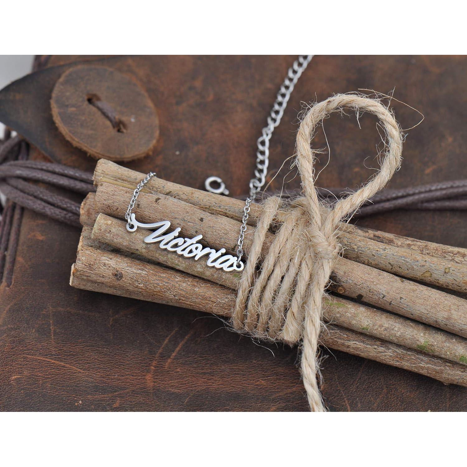 Conjunto Collar y Pulsera Personalizados HUAN XUN Plata