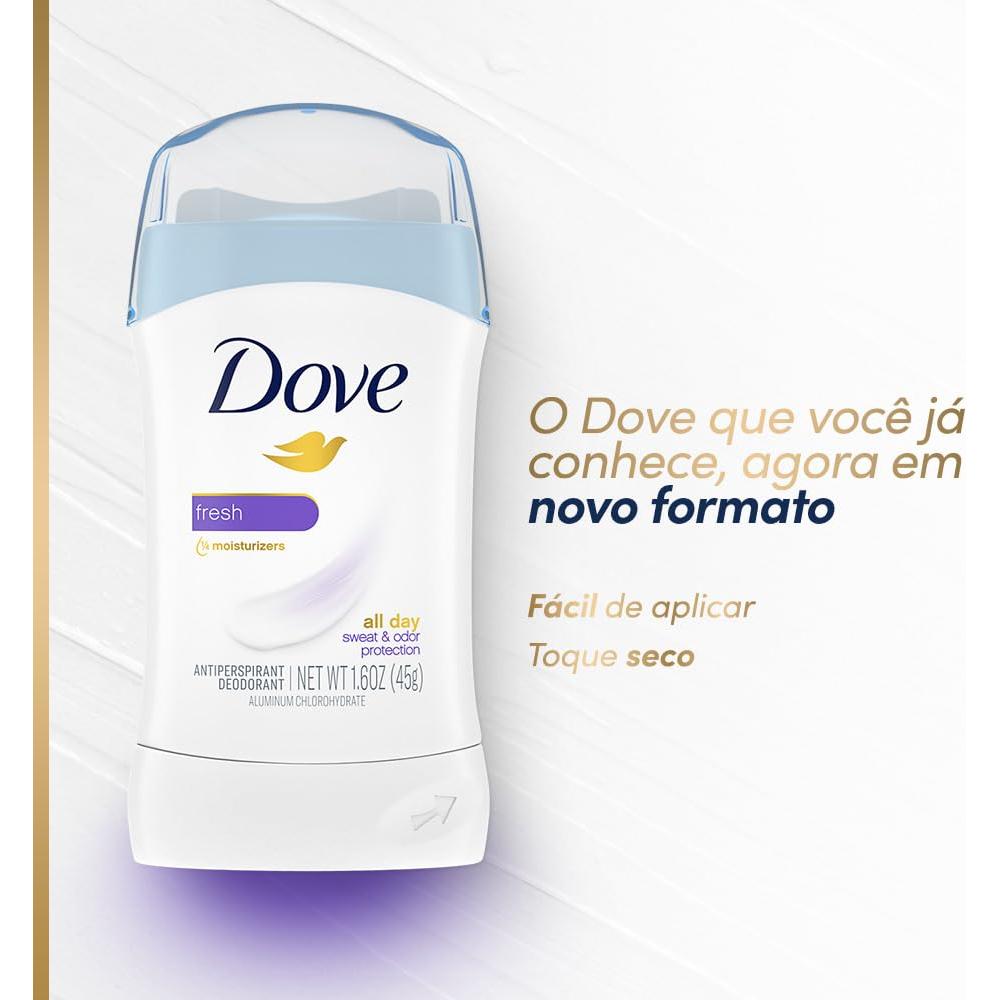 Desodorante Sólido Invisible Dove Fresco 45 g