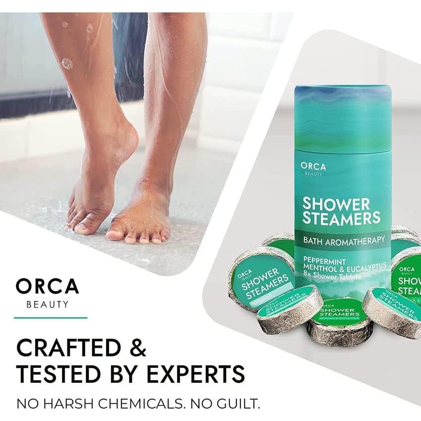 Bombas de Ducha Aromaterapia Orca Beauty 8PC Menta Eucalipto