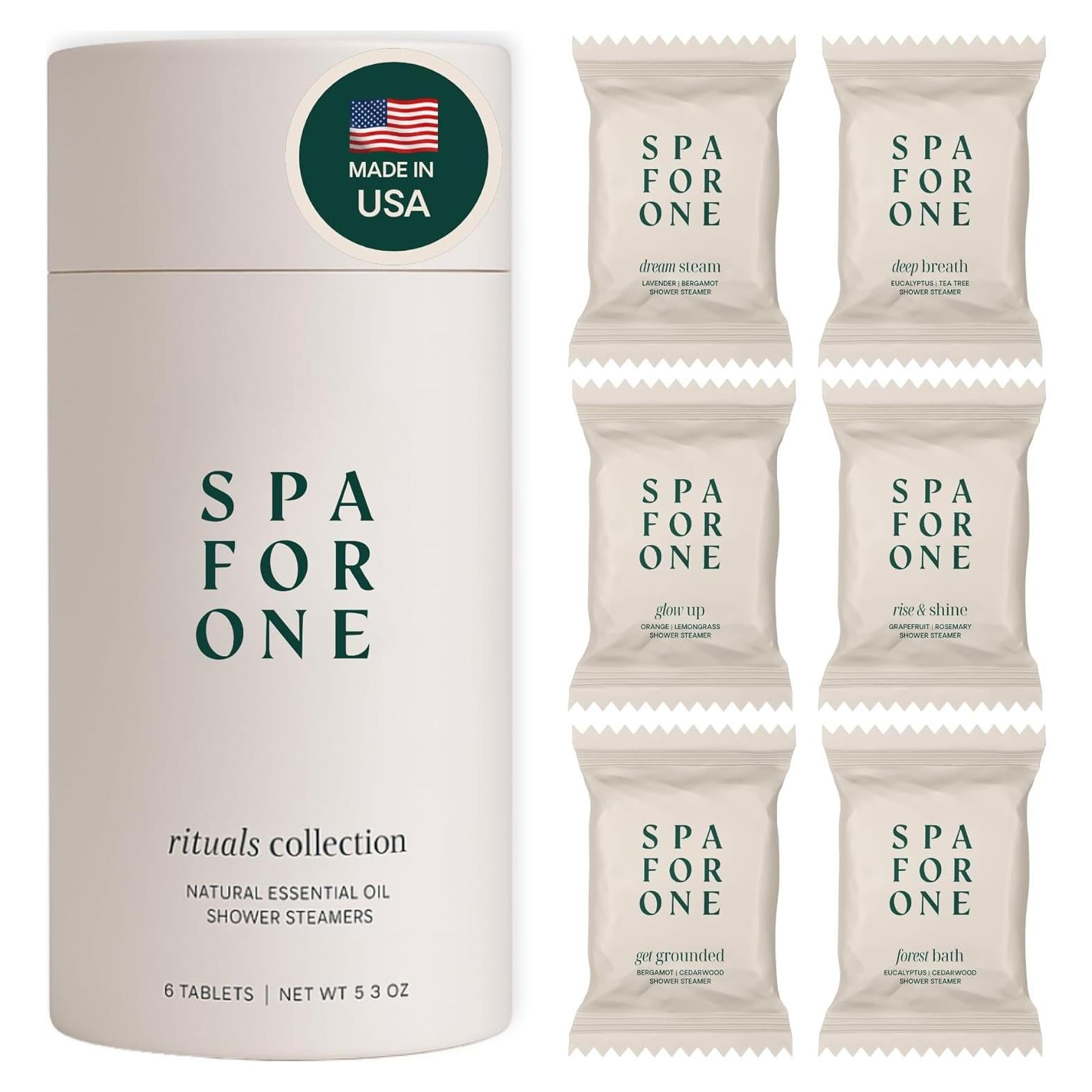 Pastillas de Vapor Aromaterapia Spa Para Uno - 6 Aromas Naturales