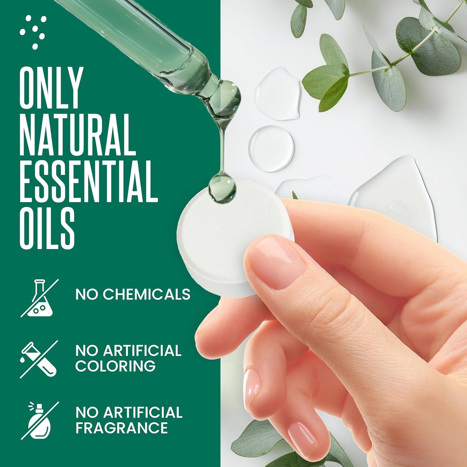 Bombas de Ducha Aromaterapia Cleverfy Eucalipto 18 Tabletas