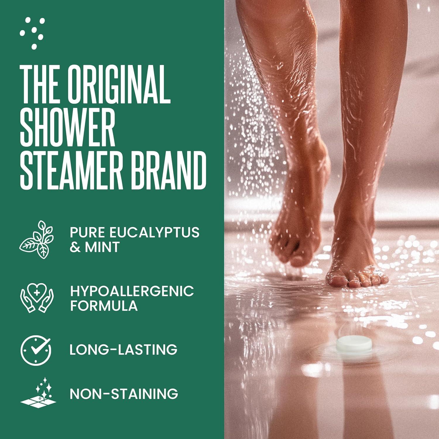 Bombas de Ducha Aromaterapia Cleverfy Eucalipto 18 Tabletas