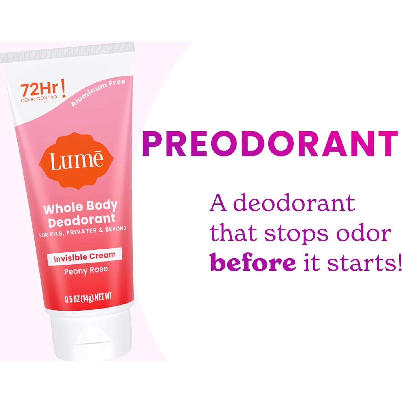 Desodorante Corporal Lume Rosa Peonía - 14.17g - Control 72h