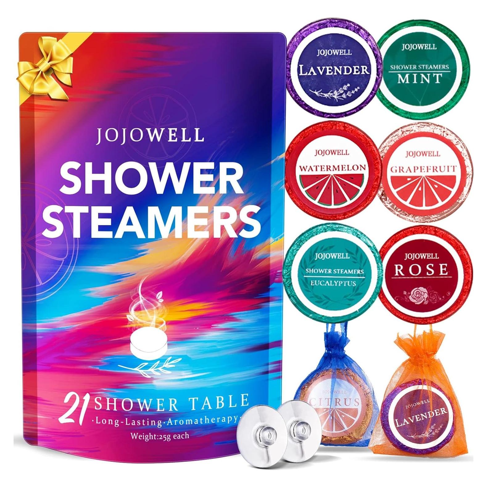 Bolsitas de Vapor para Ducha JoJowell - 21 Piezas Aromaterapia