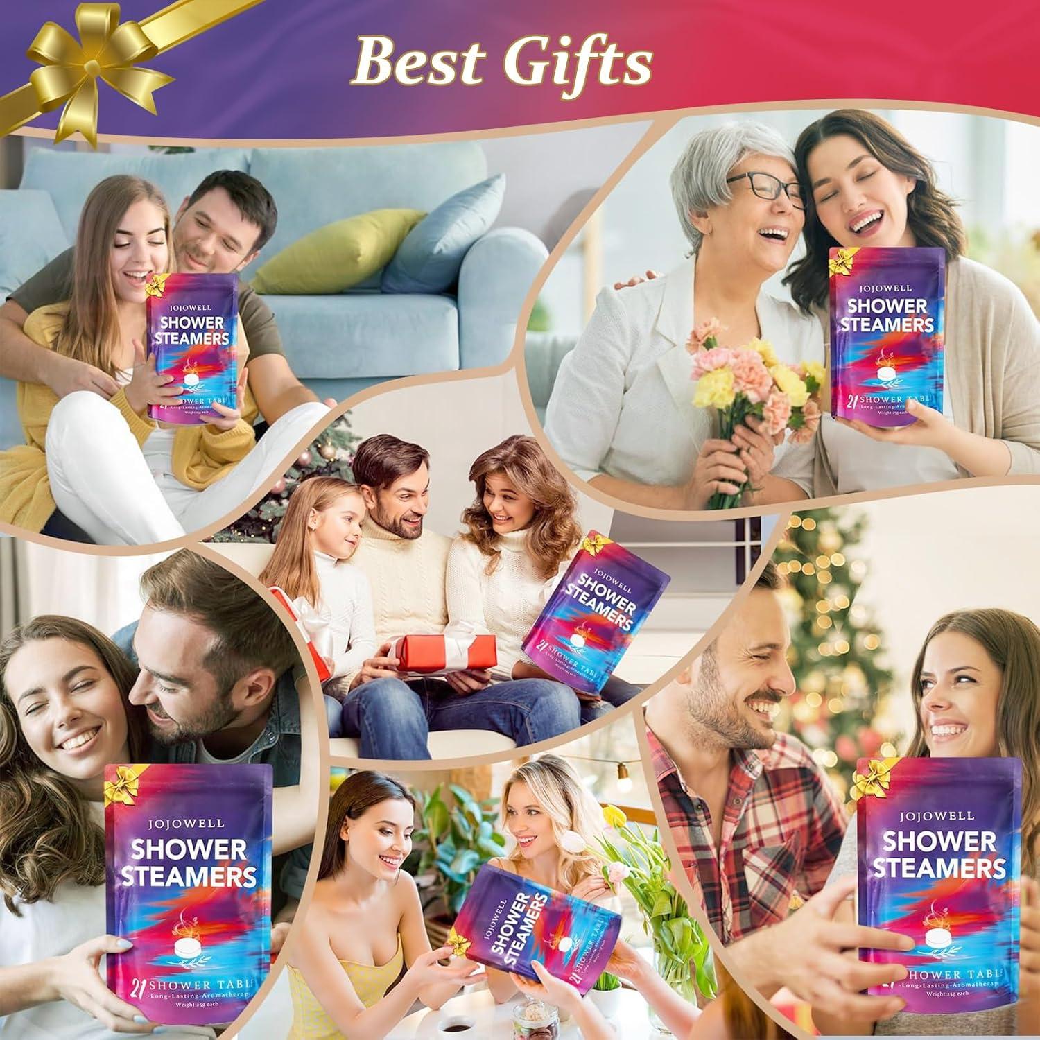 Bolsitas de Vapor para Ducha JoJowell - 21 Piezas Aromaterapia