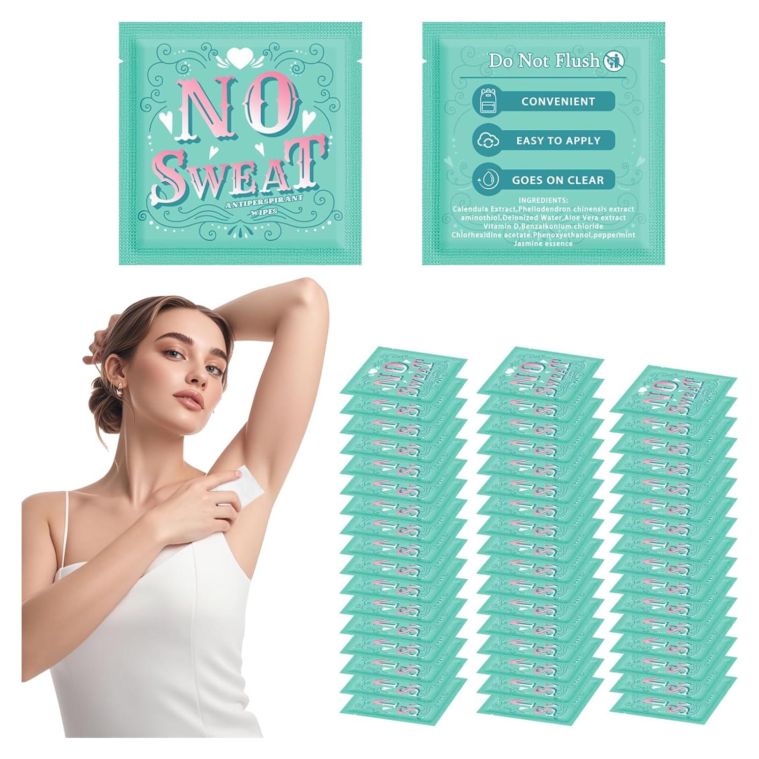 Toallitas Desodorantes Antitranspirantes BUAEL 50 Piezas