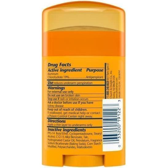 Desodorante Antitranspirante Arm & Hammer Ultra Max 28g Viaje