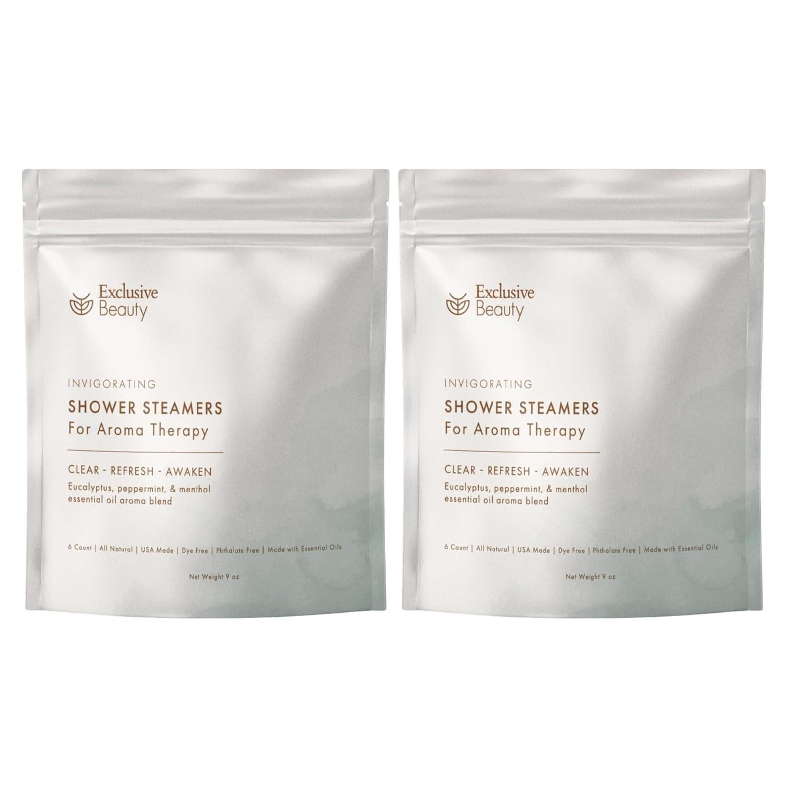 Bolsitas de Vapor Aromaterapia Eucalipto Exclusive Beauty 12 Unidades