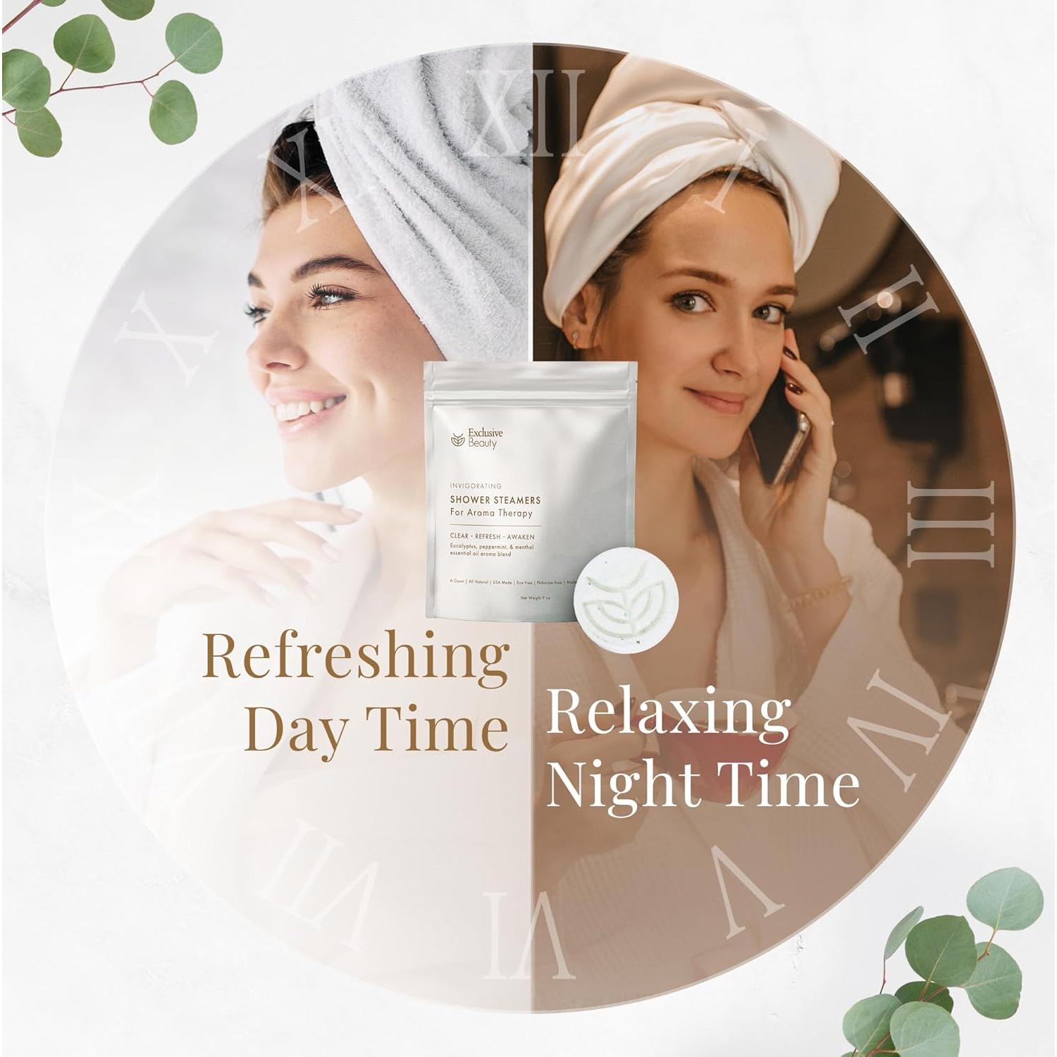 Bolsitas de Vapor Aromaterapia Eucalipto Exclusive Beauty 12 Unidades