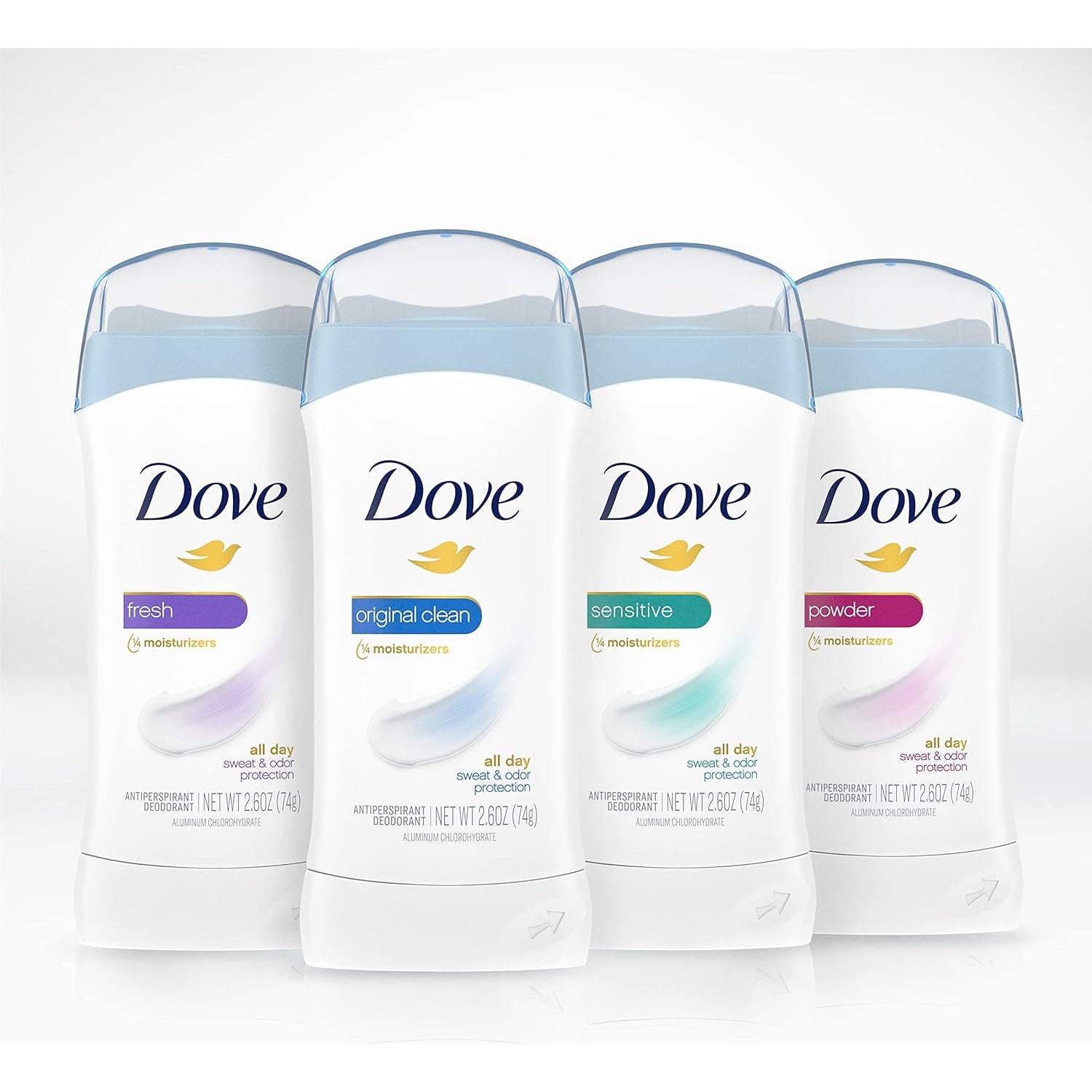 Desodorante Antitranspirante Dove Invisible Solid 73.71 g x2