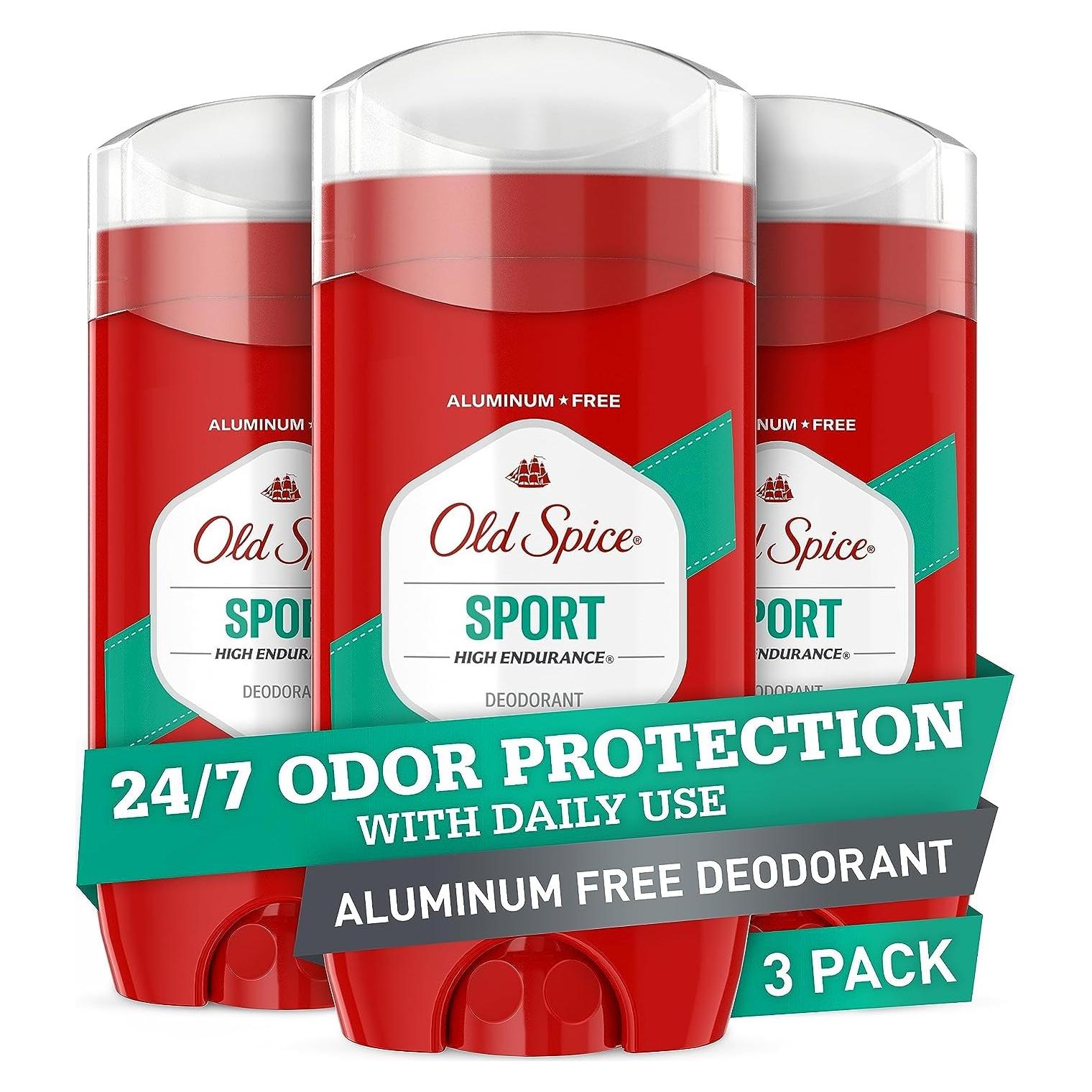 Desodorante Old Spice Alta Resistencia Deportivo 85 g - 3 Unidades