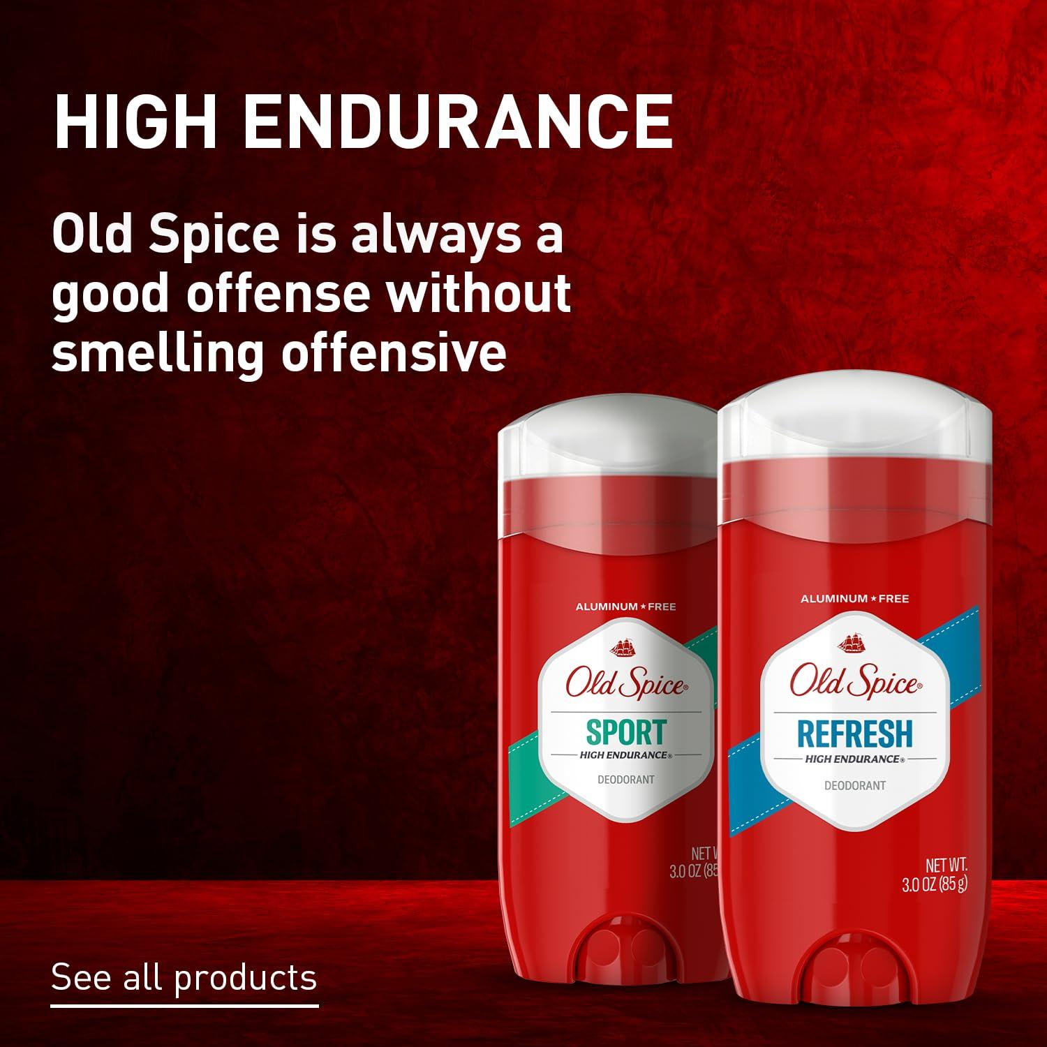 Desodorante Old Spice Alta Resistencia Deportivo 85 g - 3 Unidades