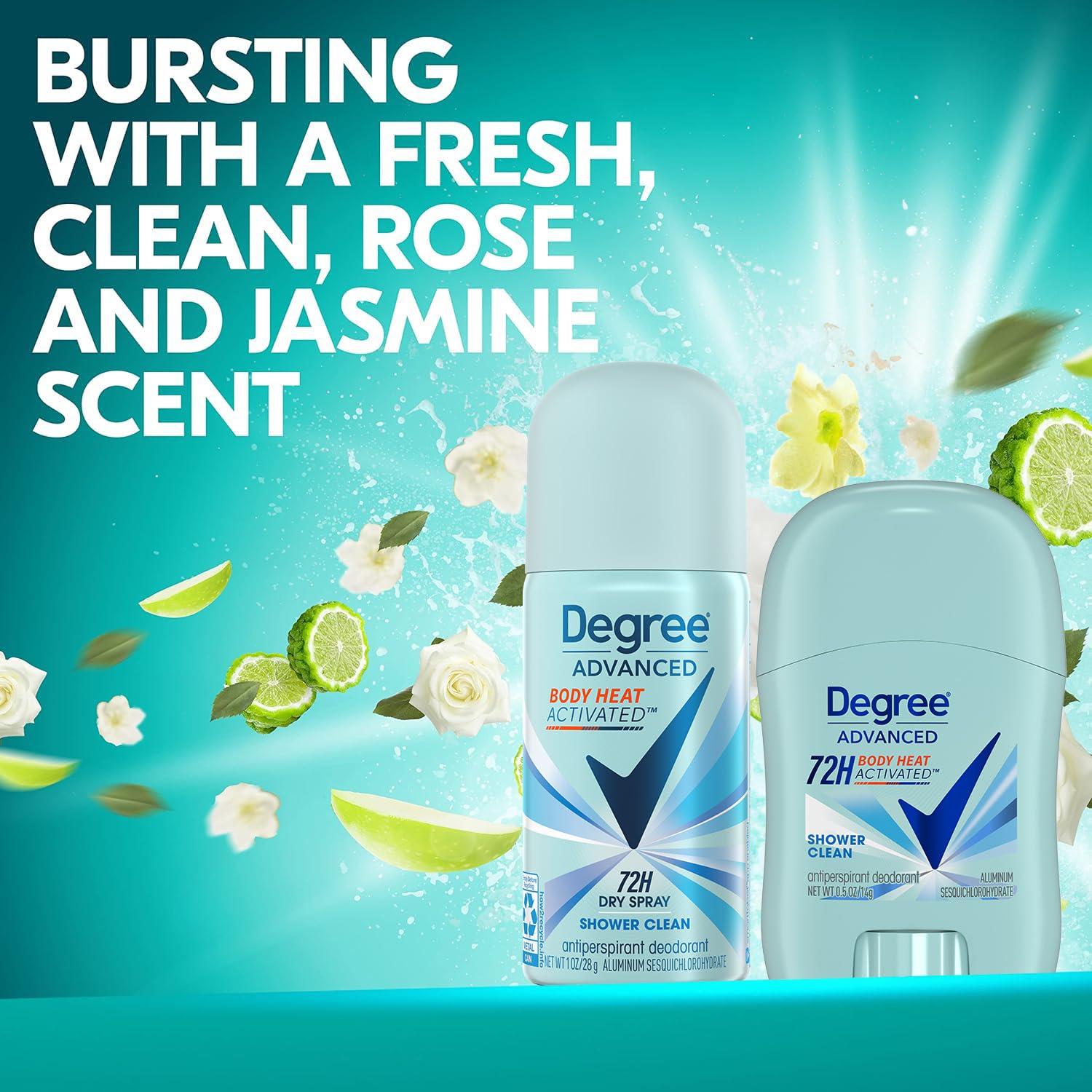 Desodorante Antitranspirante de Viaje Degree para Mujeres - 4 Piezas