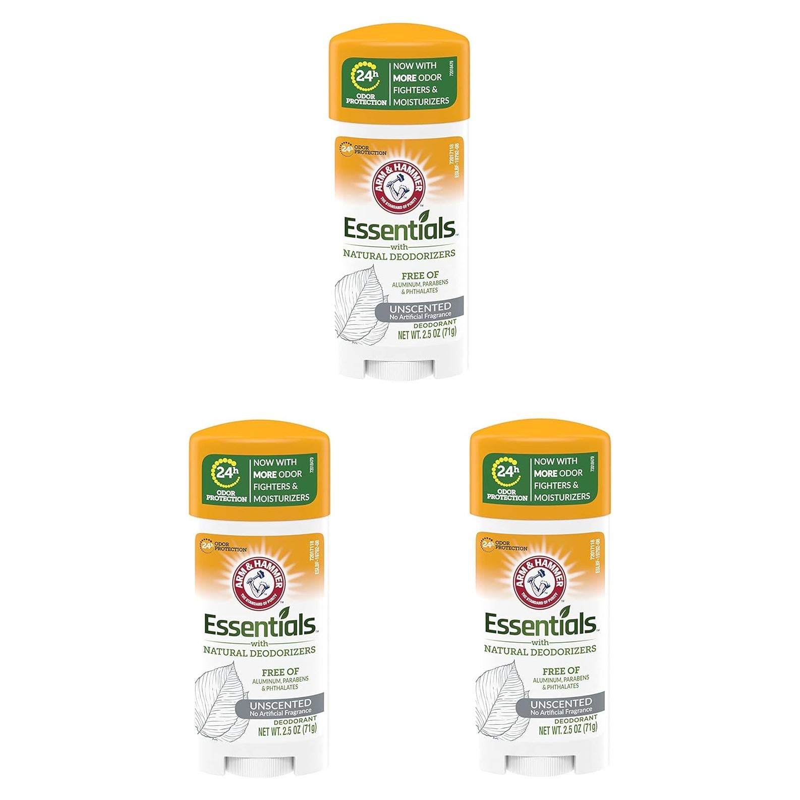 Desodorante Arm & Hammer 73ml Sin Fragancia - Paquete de 3