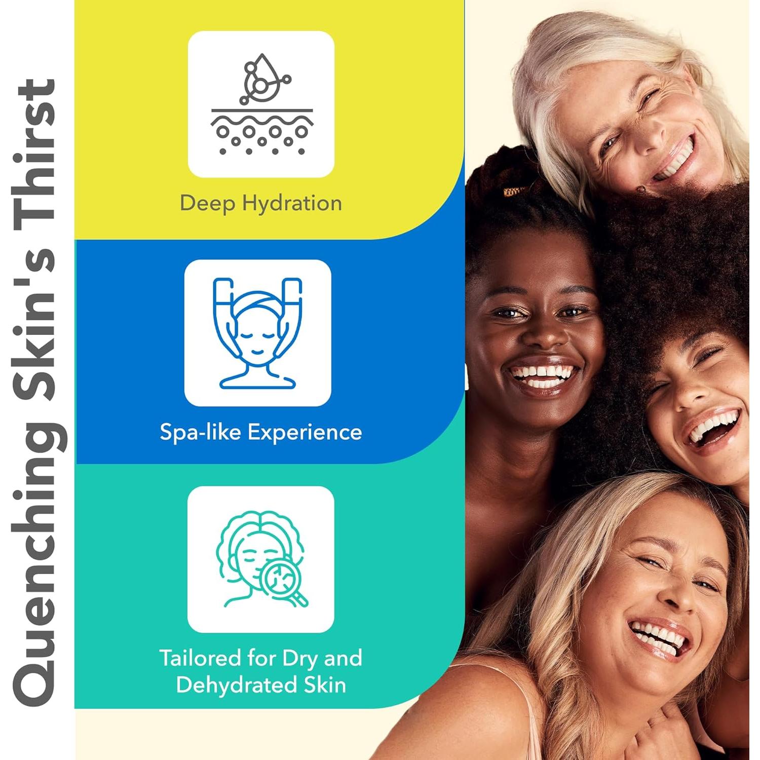 Mascarillas Hidratantes Patchology - 4 Unidades con Ácido Hialurónico